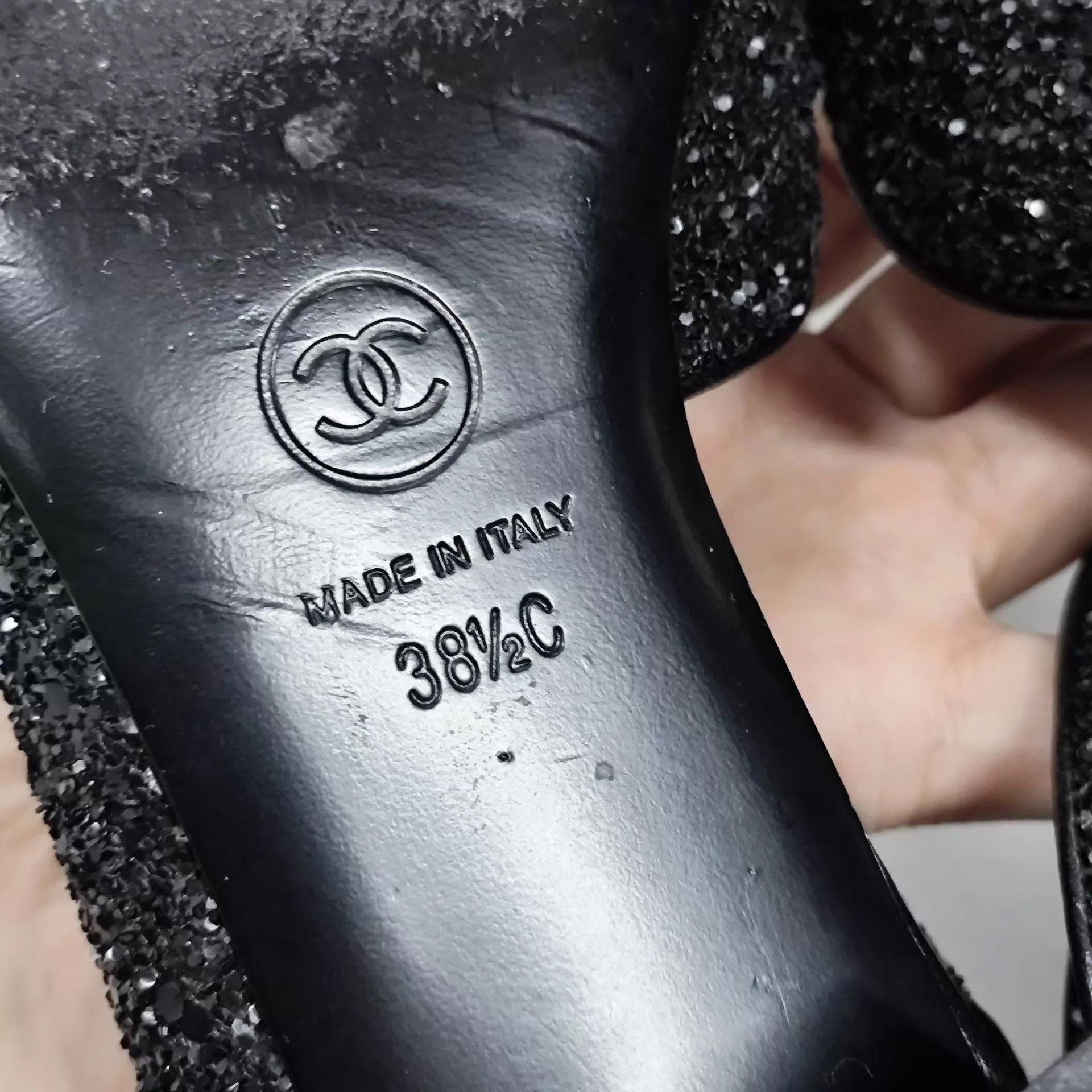 Chanel Chanel Handmade Slingback Low Heel Pumps 38.5 Size US 8 / IT 38 - 3 Thumbnail