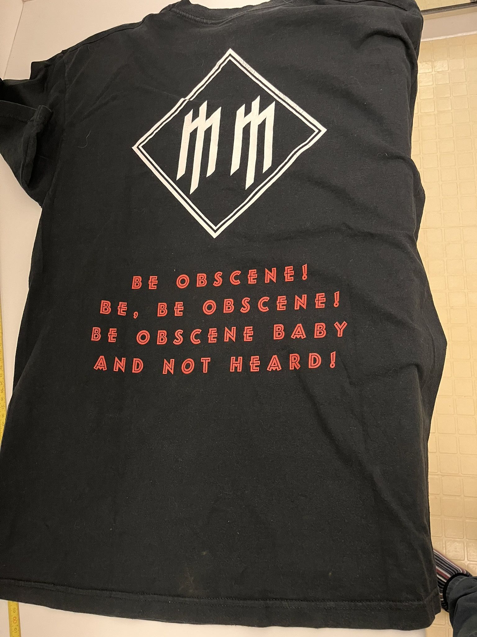 Band Tees Marilyn Manson Mobscene vintage 2000s Size US XL / EU 56 / 4 - 6 Thumbnail