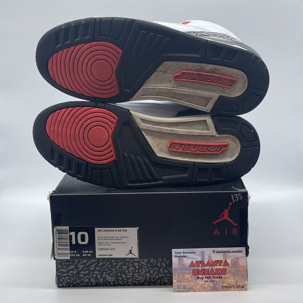 Jordan Brand Air Jordan 3 infrared 23 Size US 10 / EU 43 - 7 Thumbnail