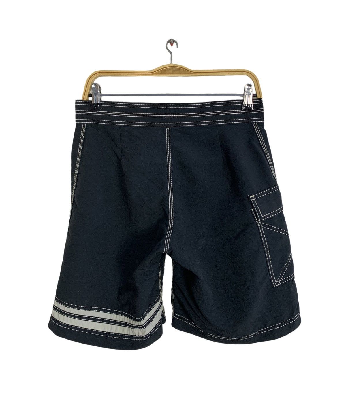 Billabong 90s Billabong Surfwear Short Plain Side Pocket Made In Usa Size US 29 - 2 Thumbnail