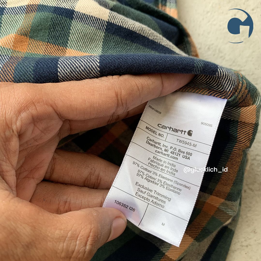 Carhartt Carhartt, Rugged Flex Relaxed Midweight Flannel Plaid Shirt Size US M / EU 48-50 / 2 - 5 Thumbnail