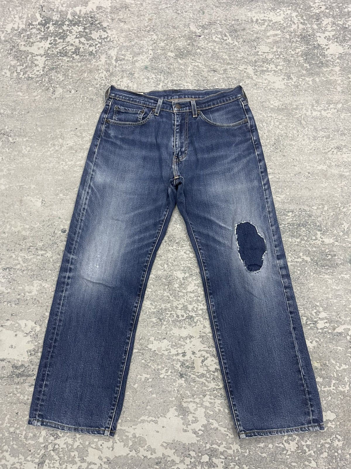 Levi's 90s Levis 505 Big E Distressed Denim Size US 31 - 1 Thumbnail