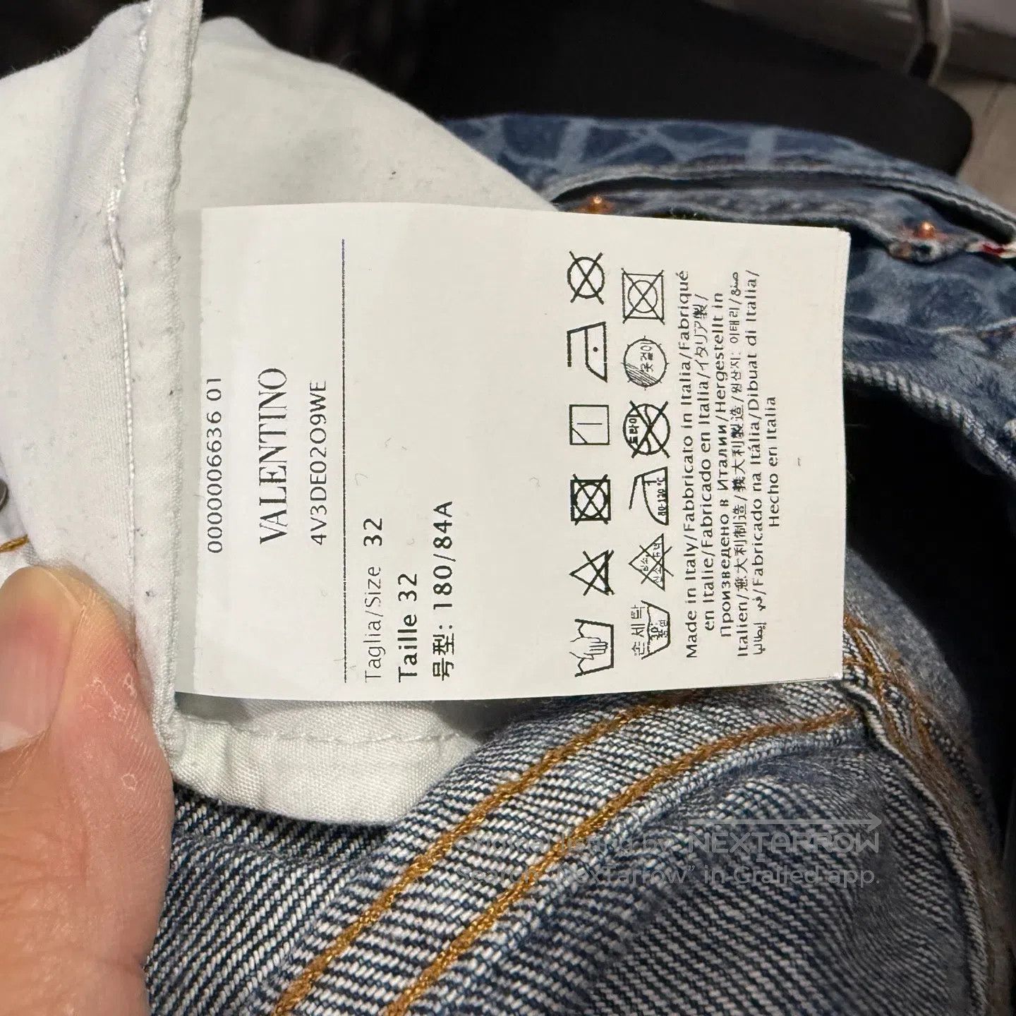 Valentino Valentino Bulletproof Print Denim Pants| Size US 32 / EU 48 - 5 Thumbnail