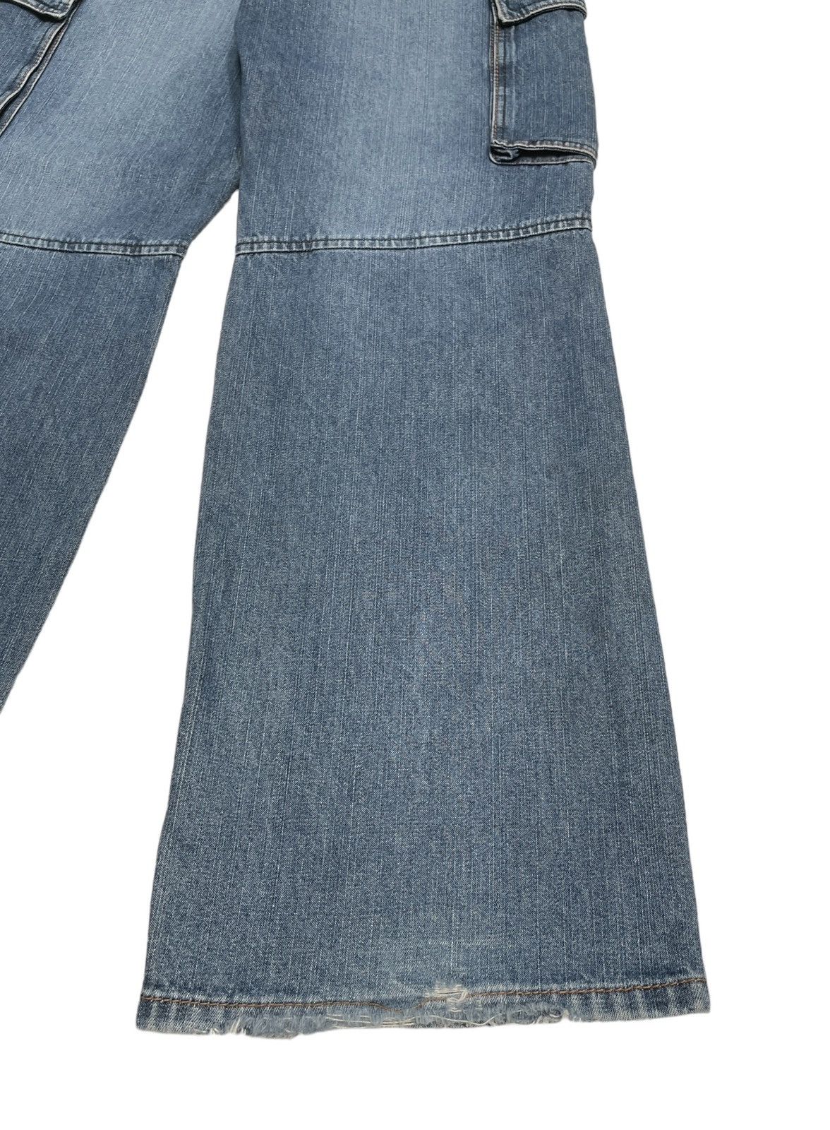 If Six Was Nine × Japanese Brand Rare Design Vintage Brand Double Edge Baggy Jeans 2000s Size US 28 / EU 44 - 11 Thumbnail
