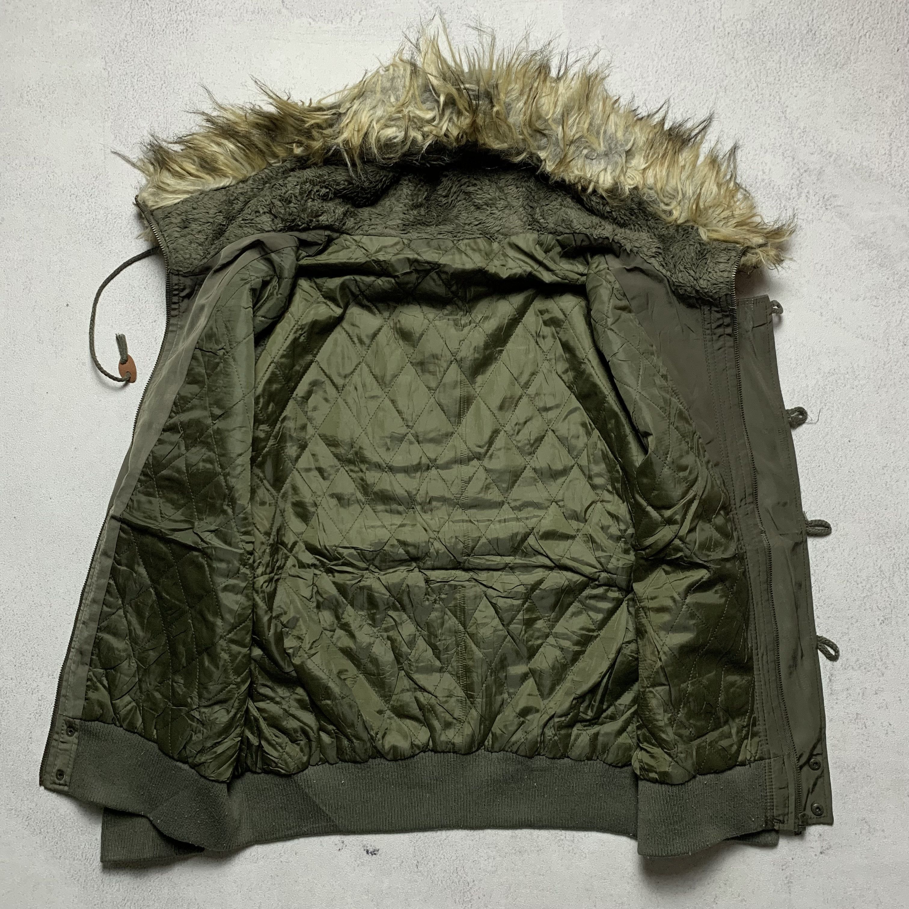 Japanese Brand Japanese Brand Fur Hoodie Bomber Jacket Size US M / EU 48-50 / 2 - 4 Thumbnail