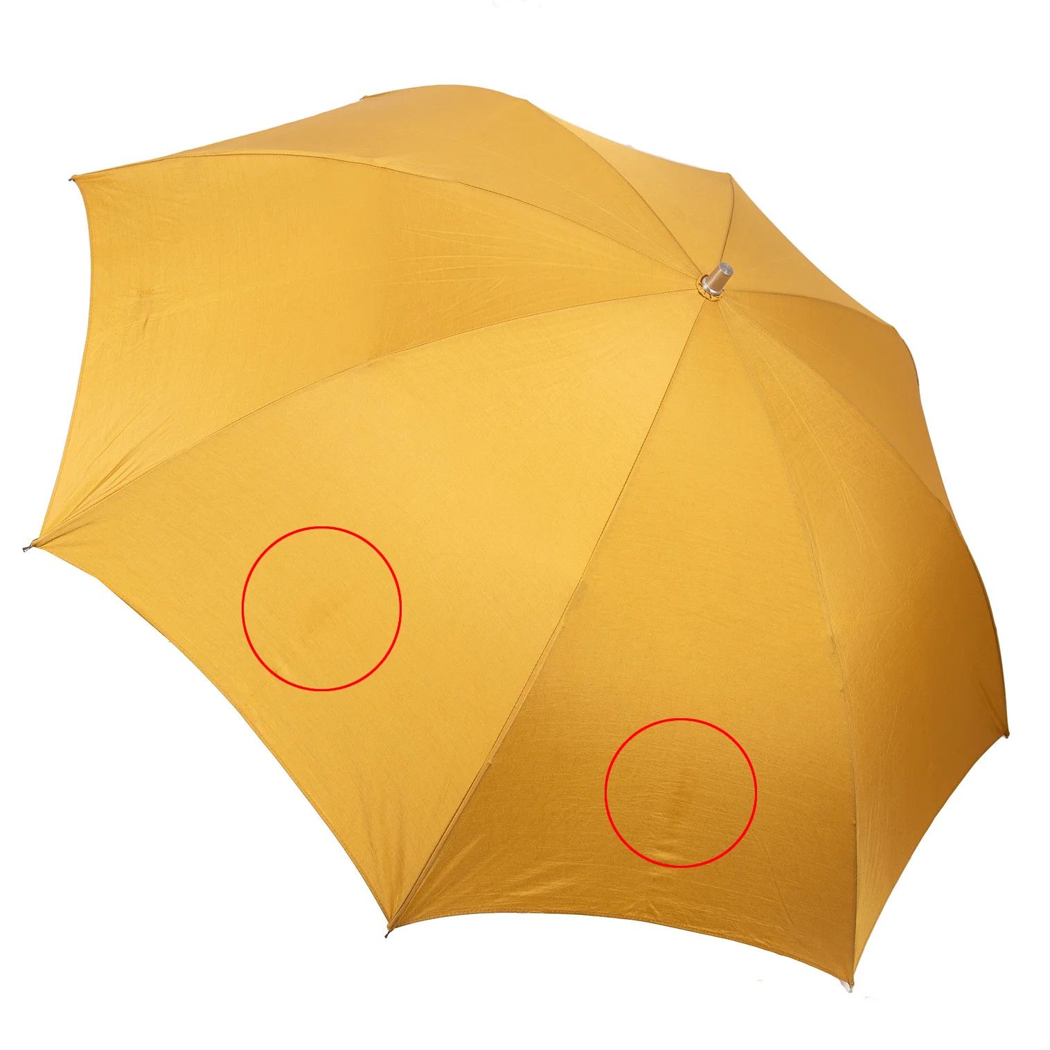 Jean Paul Gaultier Metal Chain Handle Folding Umbrella in Yellow Size ONE SIZE - 6 Thumbnail