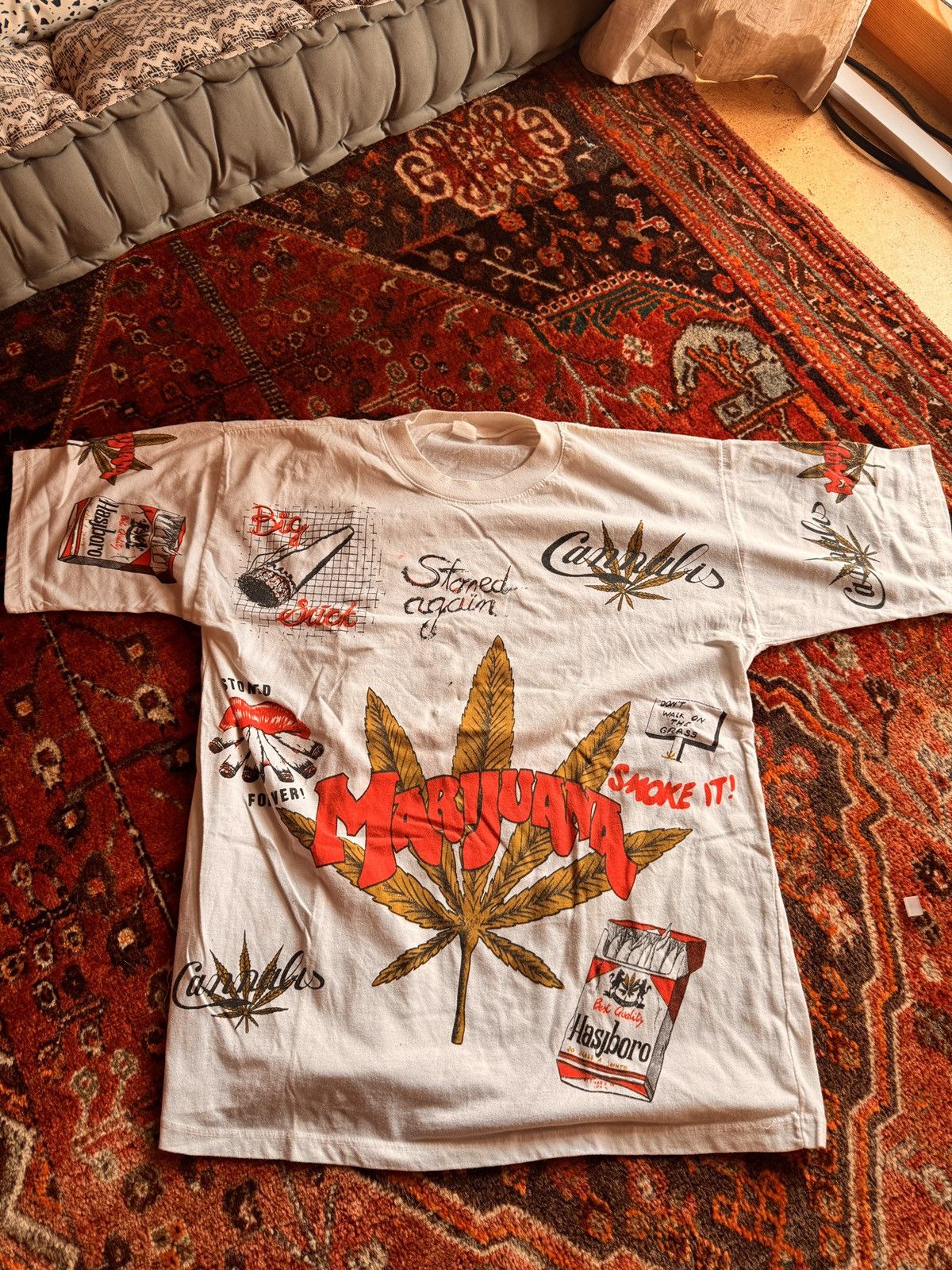 Vintage Marjiuana Shirt Vintage Size US L / EU 52-54 / 3 - 1 Thumbnail