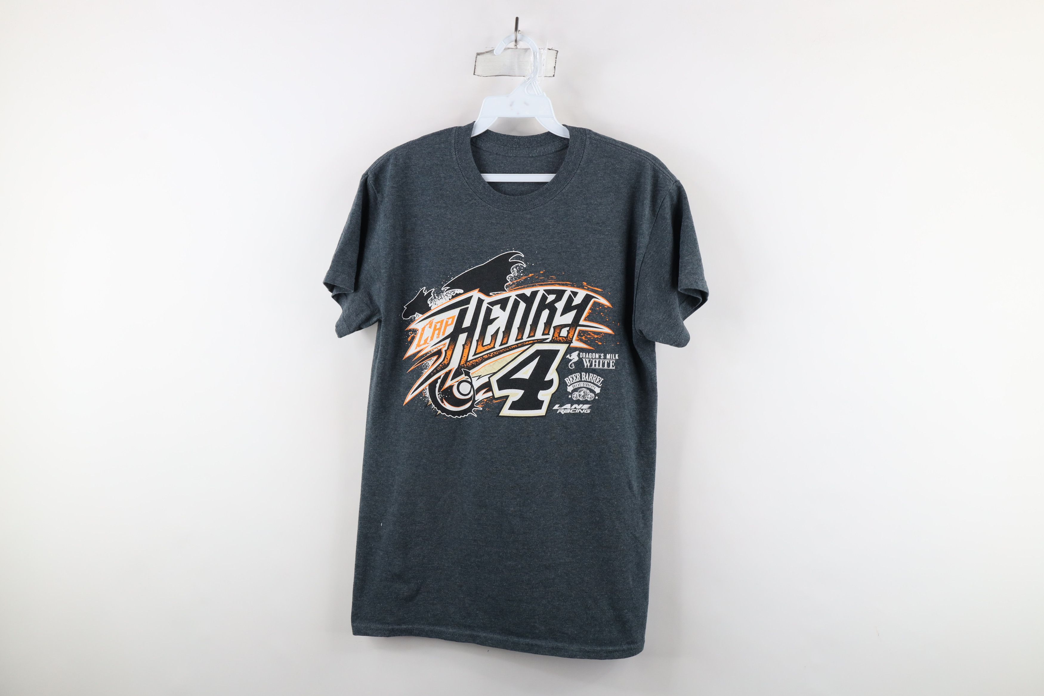 Vintage Streetwear Cap Henry Car Racing Short Sleeve T-Shirt Gray Size US XS / EU 42 / 0 - 1 Thumbnail