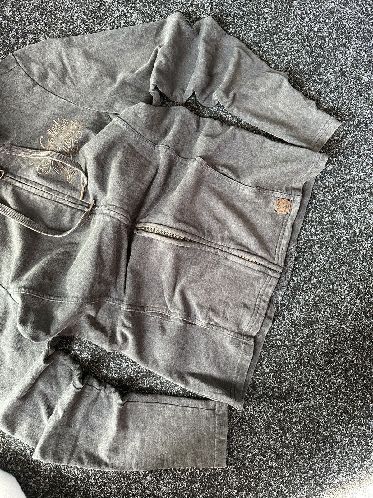 Harley Davidson × Vintage 🚨Vintage 90s Harley Davidson ZIP LOGO long sleev avant garde Size S / US 4 / IT 40 - 7 Thumbnail