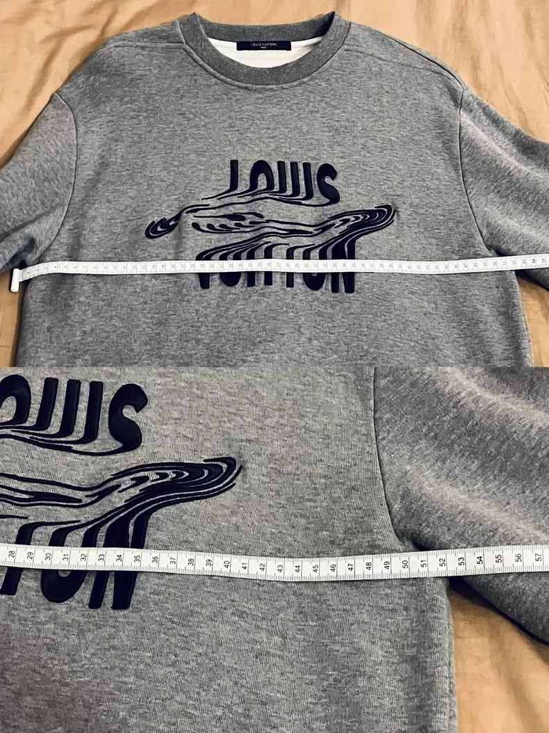 Louis Vuitton Louis Vuitton Embroidered incongruous Logo casual sweatshir Size US M / EU 48-50 / 2 - 7 Thumbnail
