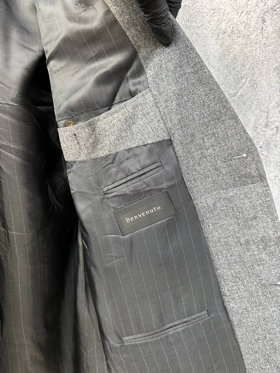 BENVENUTO. Benevenuto Tailored Blazer Suit Jacket Wool Classic Size 54R - 12 Thumbnail