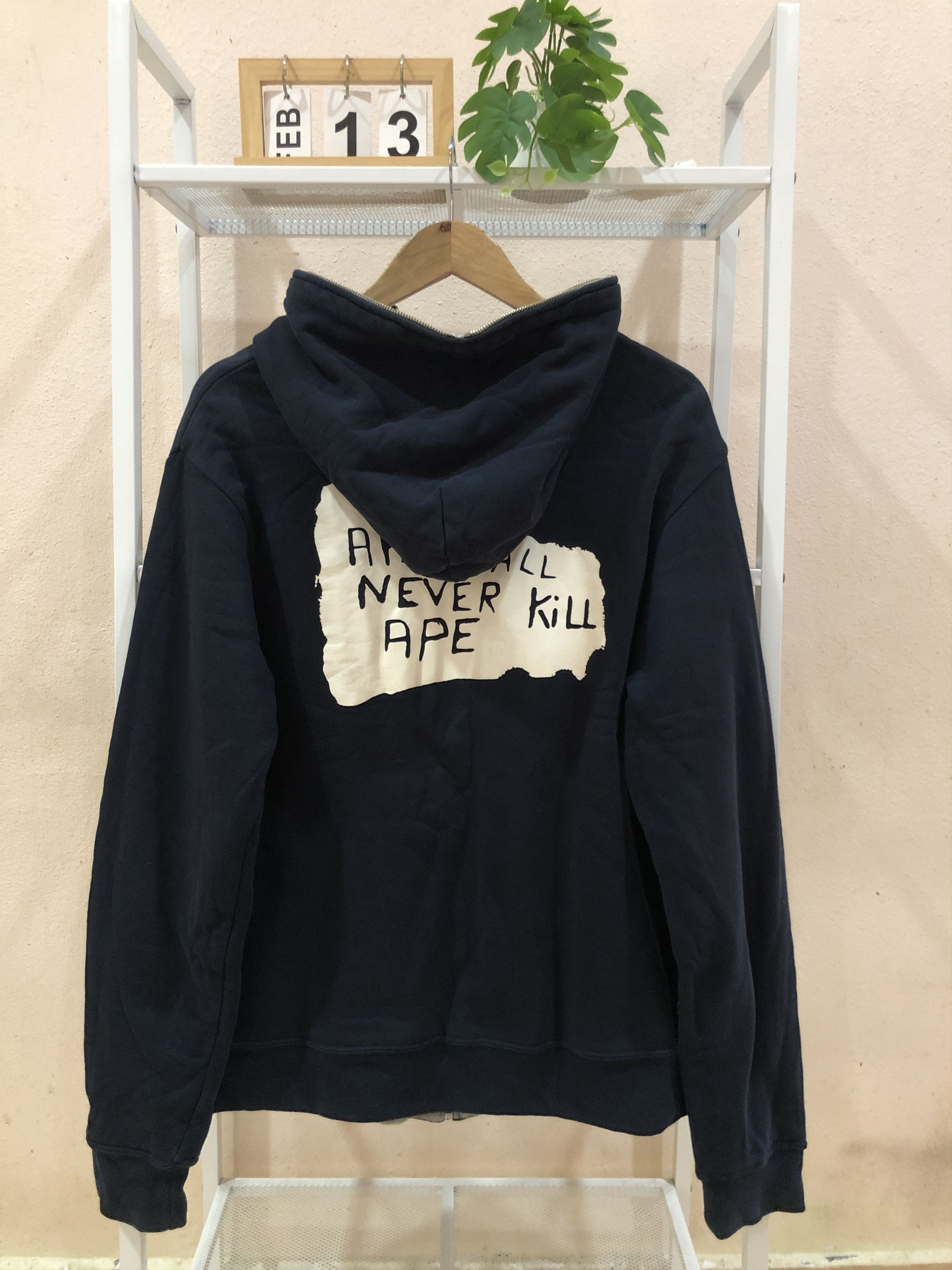 Bape Reversible A Bathing Ape General ASNKA Full Zip Hoodie Size US XL / EU 56 / 4 - 3 Thumbnail