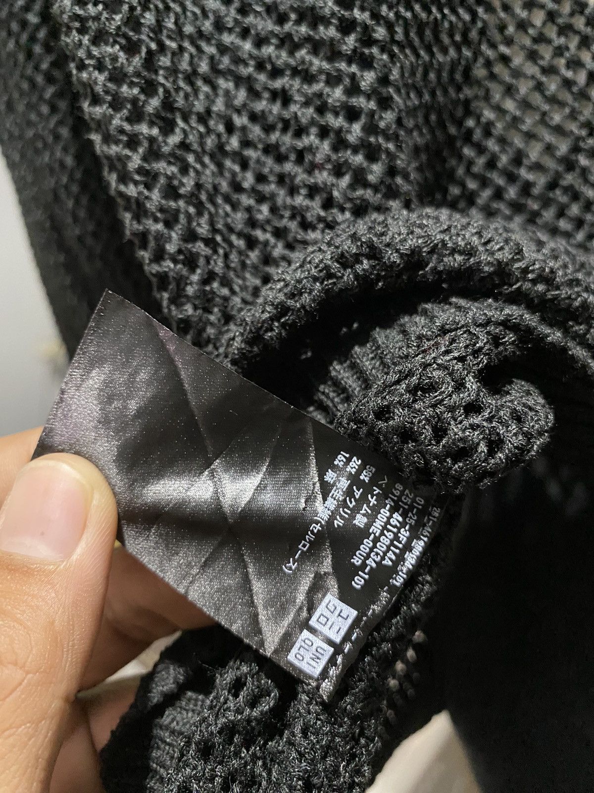 20471120 Fishnet knit uniqlo like CDG style Size US L / EU 52-54 / 3 - 8 Thumbnail