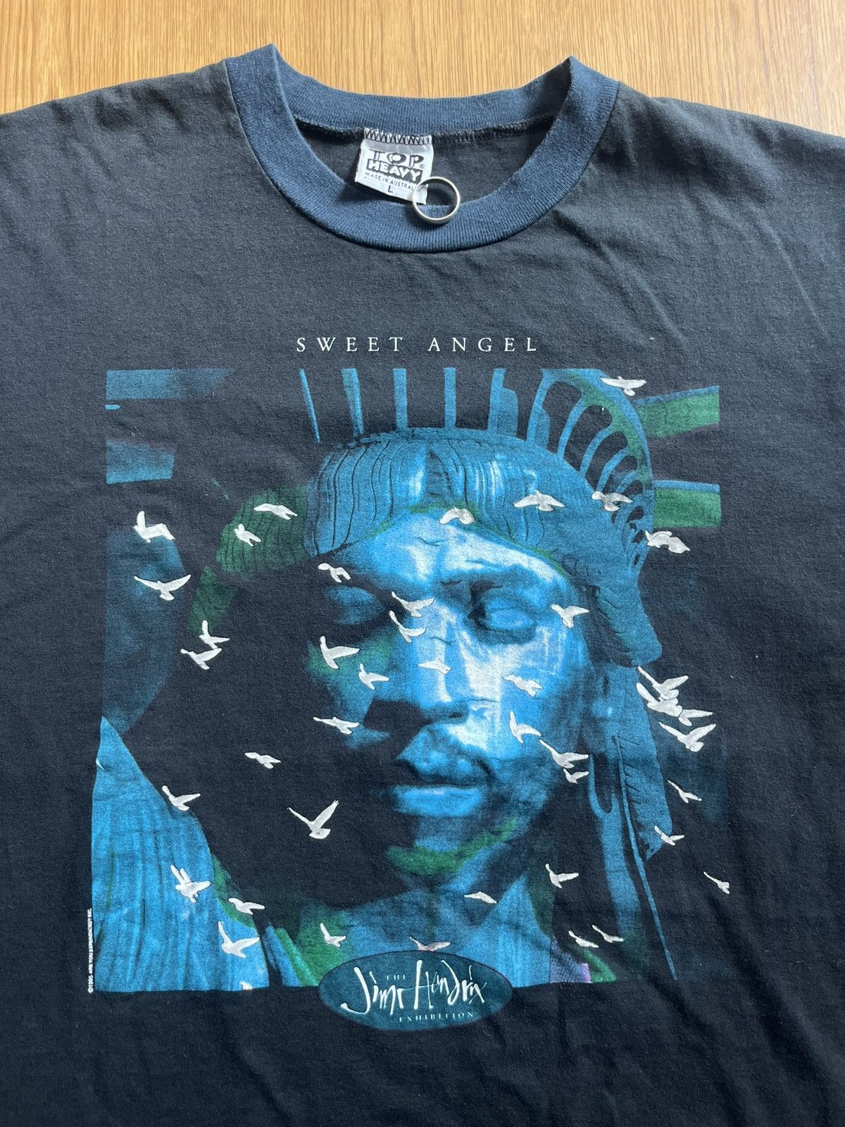 Jimi Hendrix Vintage Sweet Angel The Jimi Hendrix Exhibition 1995’s Size US L / EU 52-54 / 3 - 7 Thumbnail