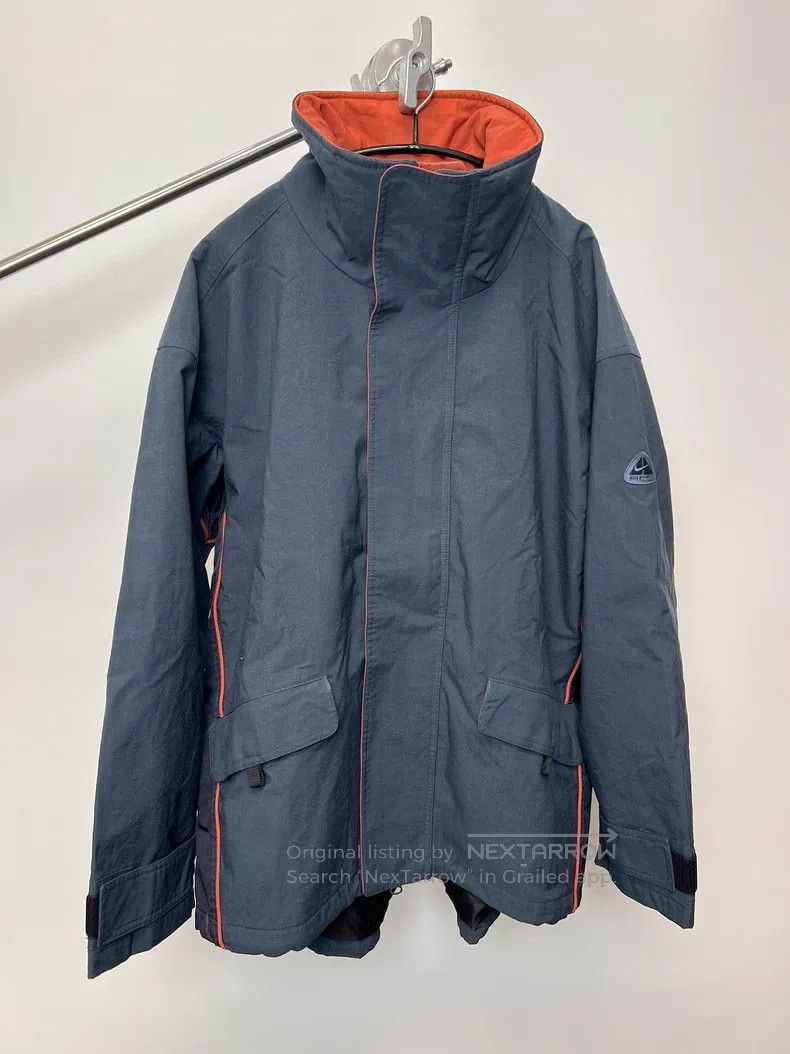 Nike Nike Ski Stand Collar Windbreaker Jacket Size US XL / EU 56 / 4 - 2 Thumbnail