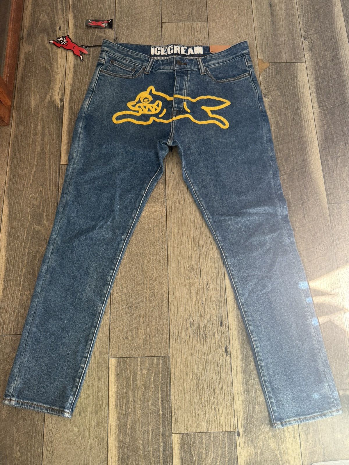 Billionaire Boys Club ice cream gold plated jean | Grailed