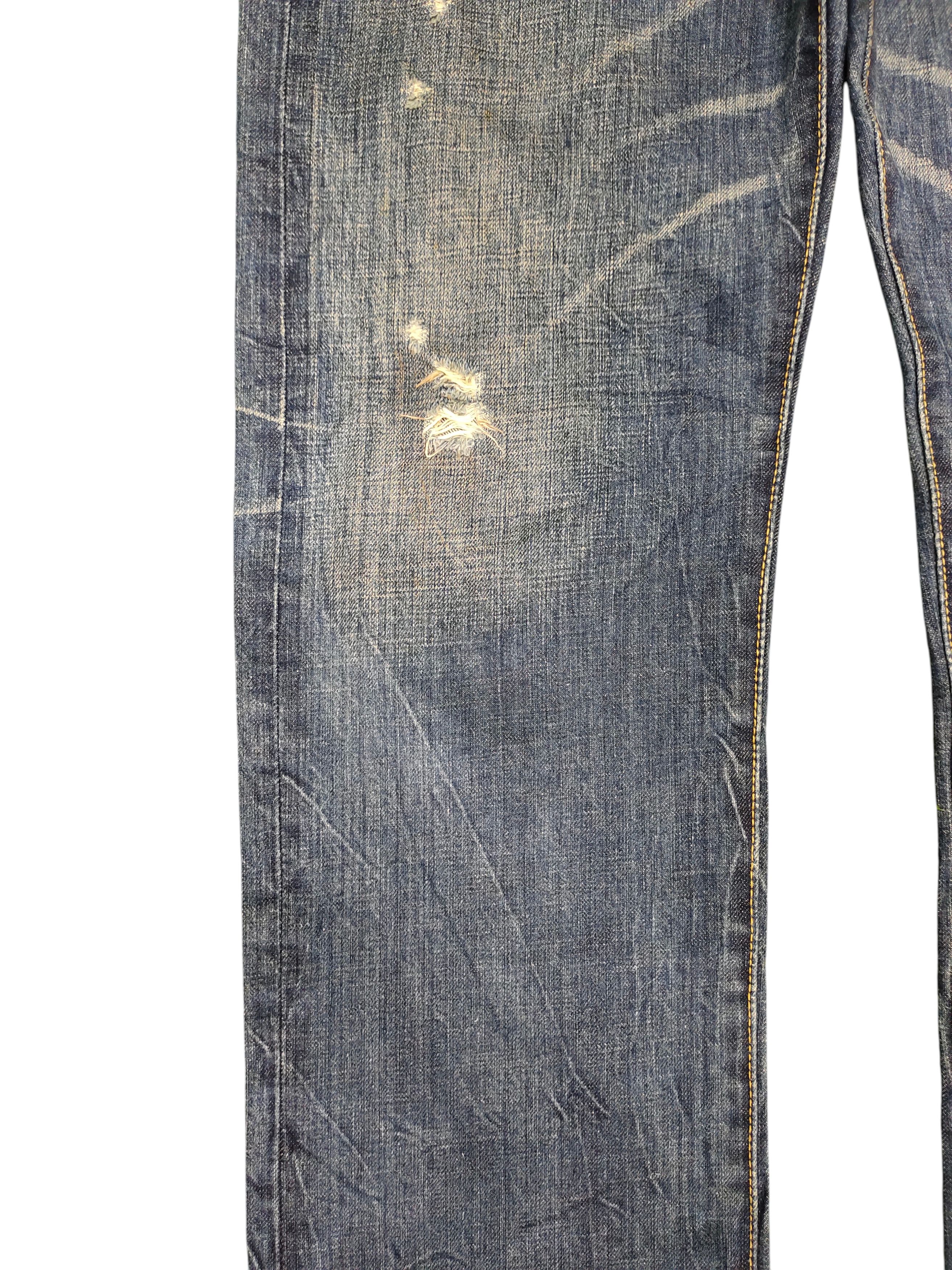 Levi's Vintage Levis 501 Clawmark Distress Faded Dirt Jeans Size US 30 / EU 46 - 4 Thumbnail