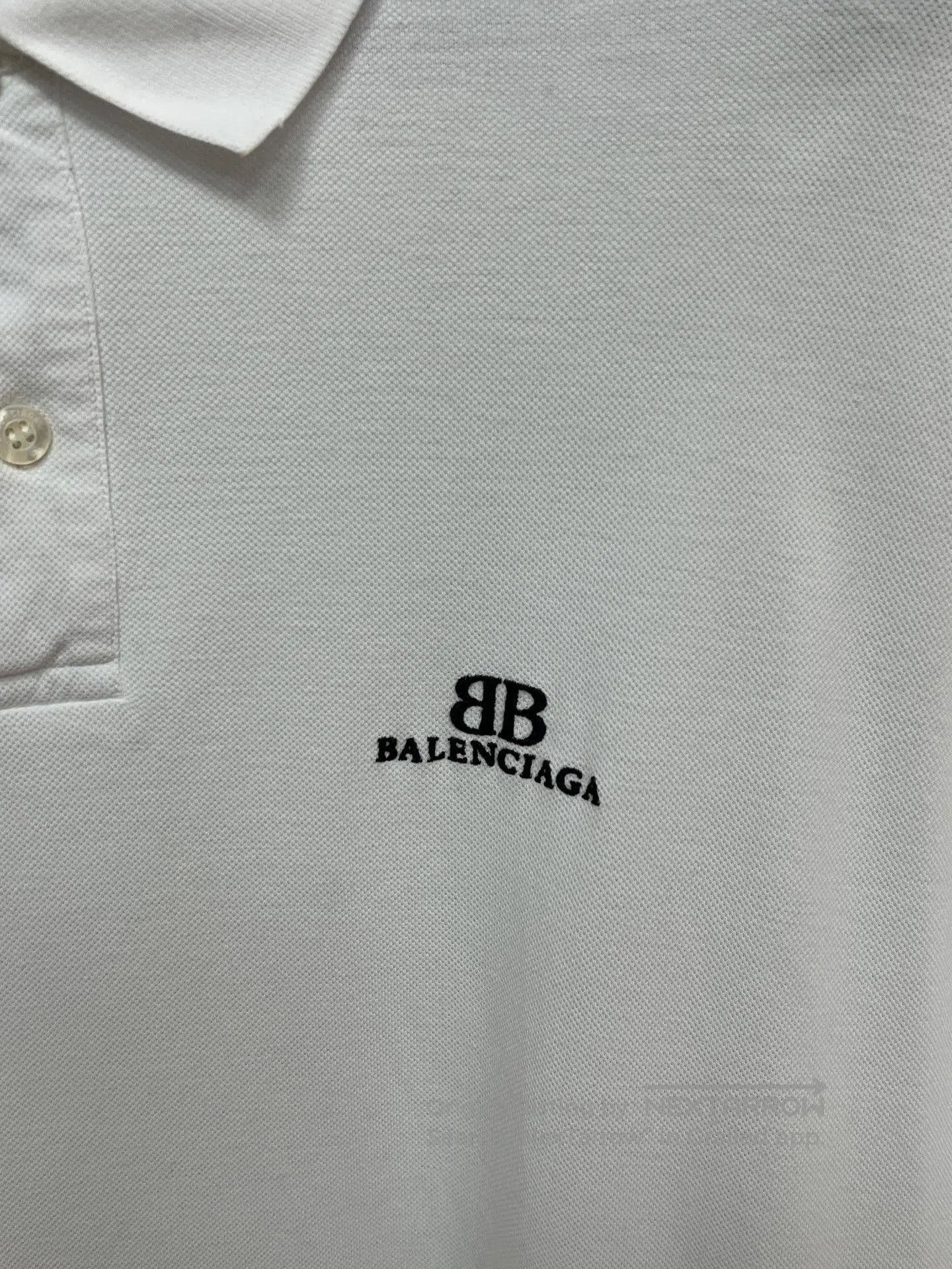 Balenciaga Balenciaga Double B Embroidery Polo Shirt. Size US S / EU 44-46 / 1 - 3 Thumbnail