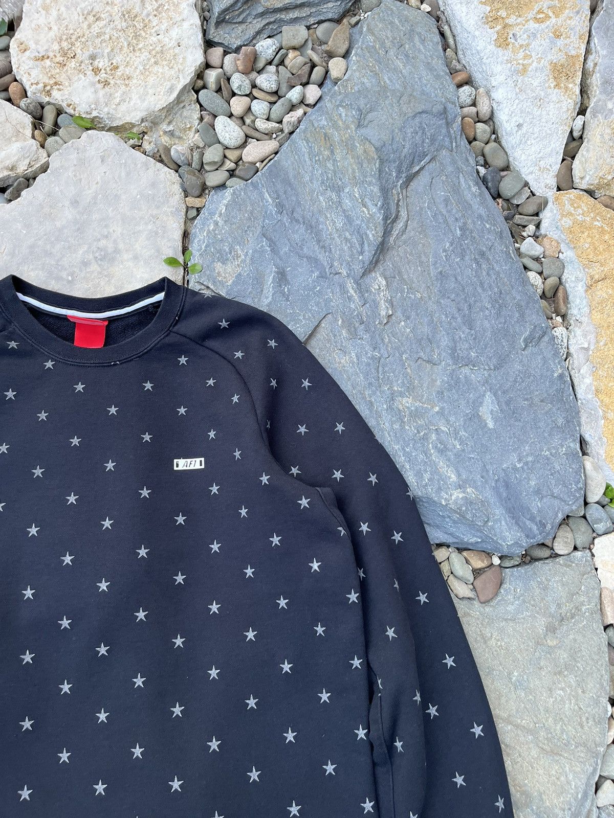 Nike × Vintage rare Nike AF1 Air Force 1 sweatshirt star all over print Size US M / EU 48-50 / 2 - 4 Thumbnail