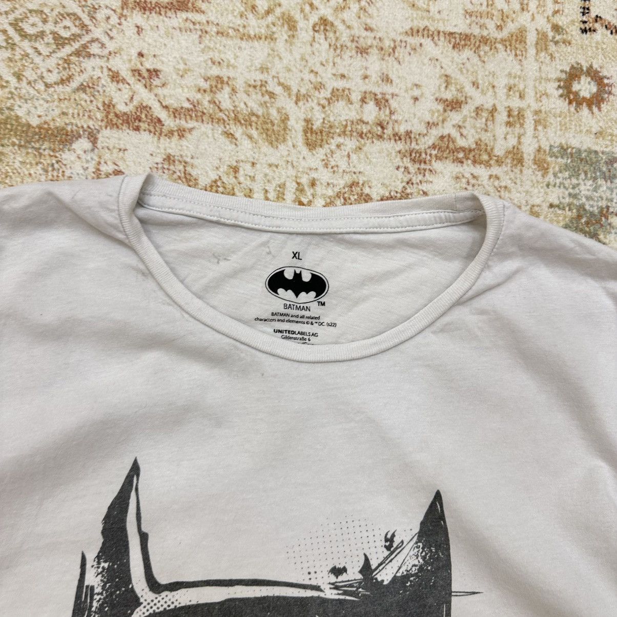 DC Comics × Vintage Vintage DC Batman T-shirts Big Logo Cartoon Distressed Size US XL / EU 56 / 4 - 5 Thumbnail