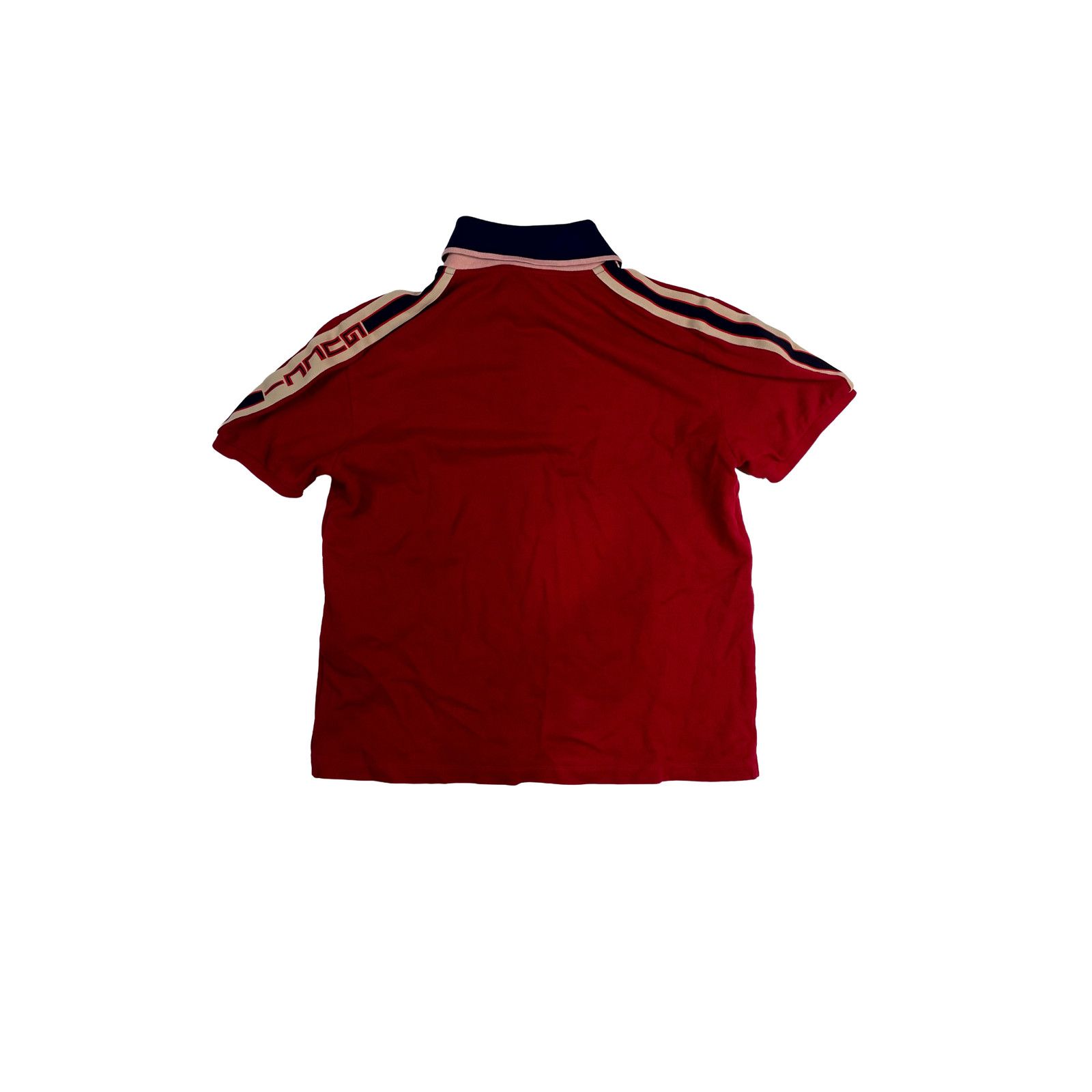 Gucci Gucci Polo Red & Navy Shirt Size US L / EU 52-54 / 3 - 2 Thumbnail