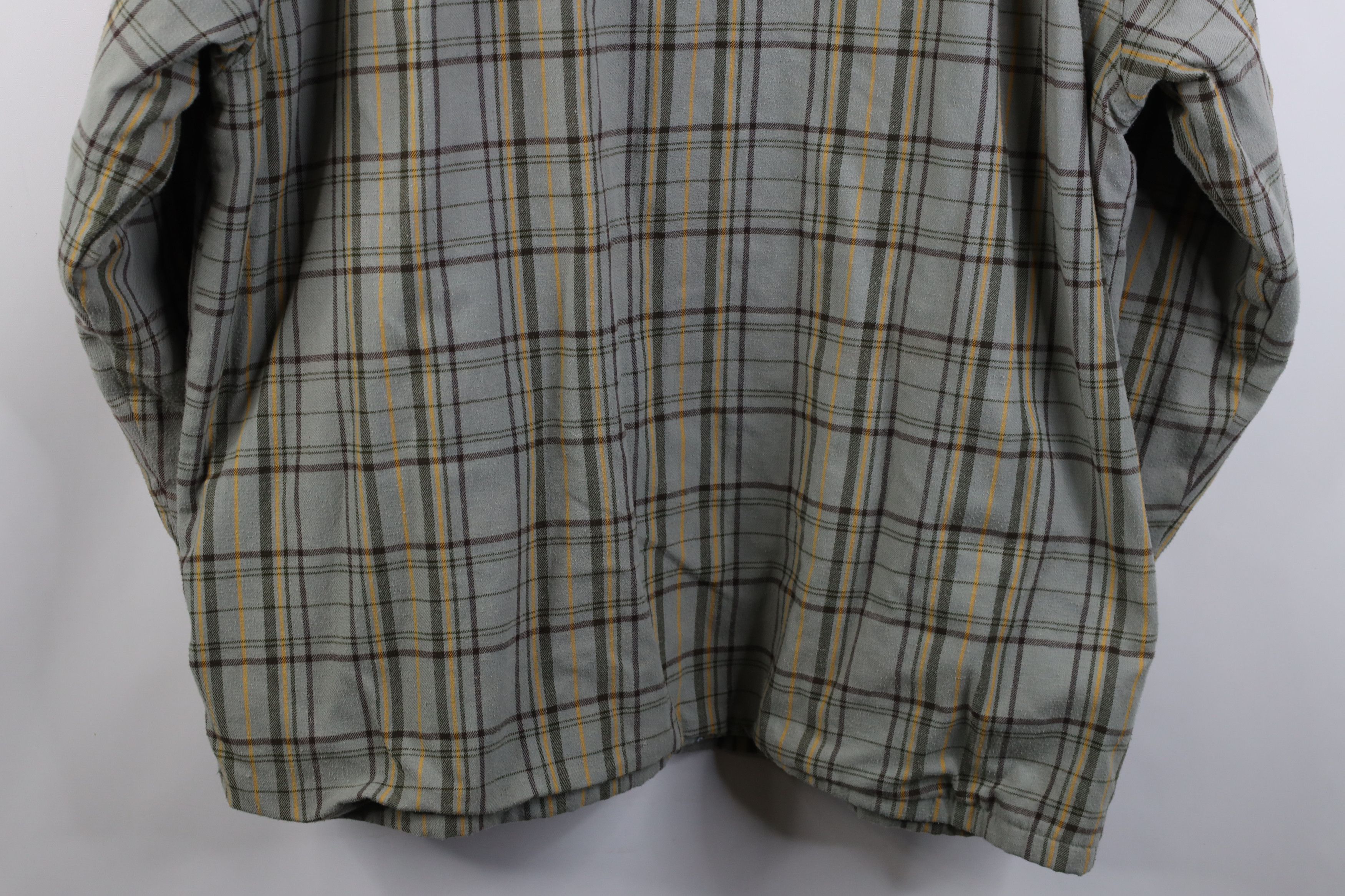 Vintage Vintage 90s Streetwear Waffle Lined Flannel Shirt Jacket Size US XL / EU 56 / 4 - 14 Thumbnail