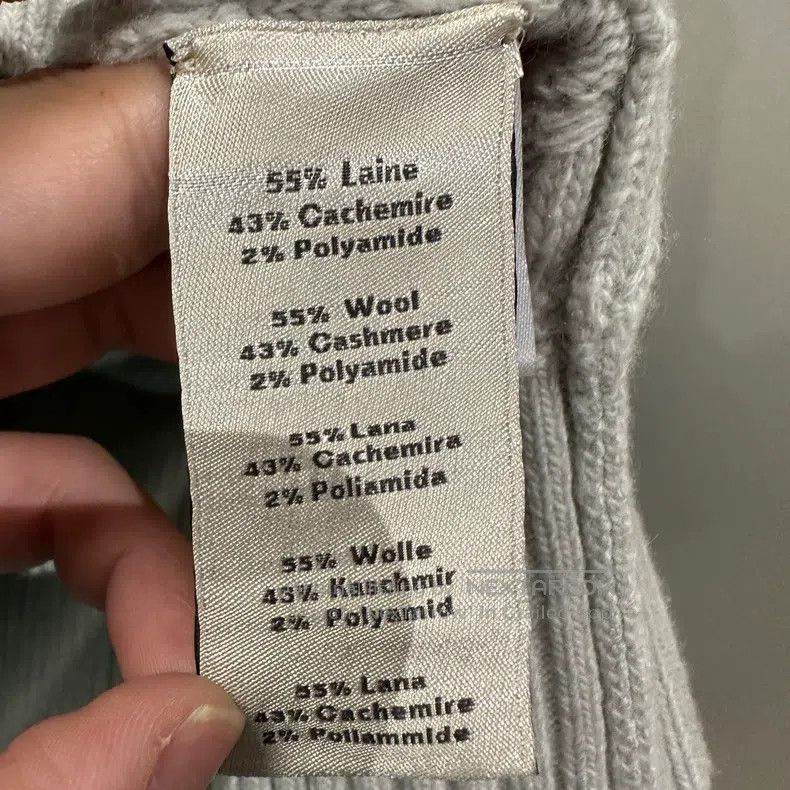 Hermes Hermes One-Sided Embroidered Fair Isle Cashmere Sweater Size M / US 6-8 / IT 42-44 - 4 Thumbnail