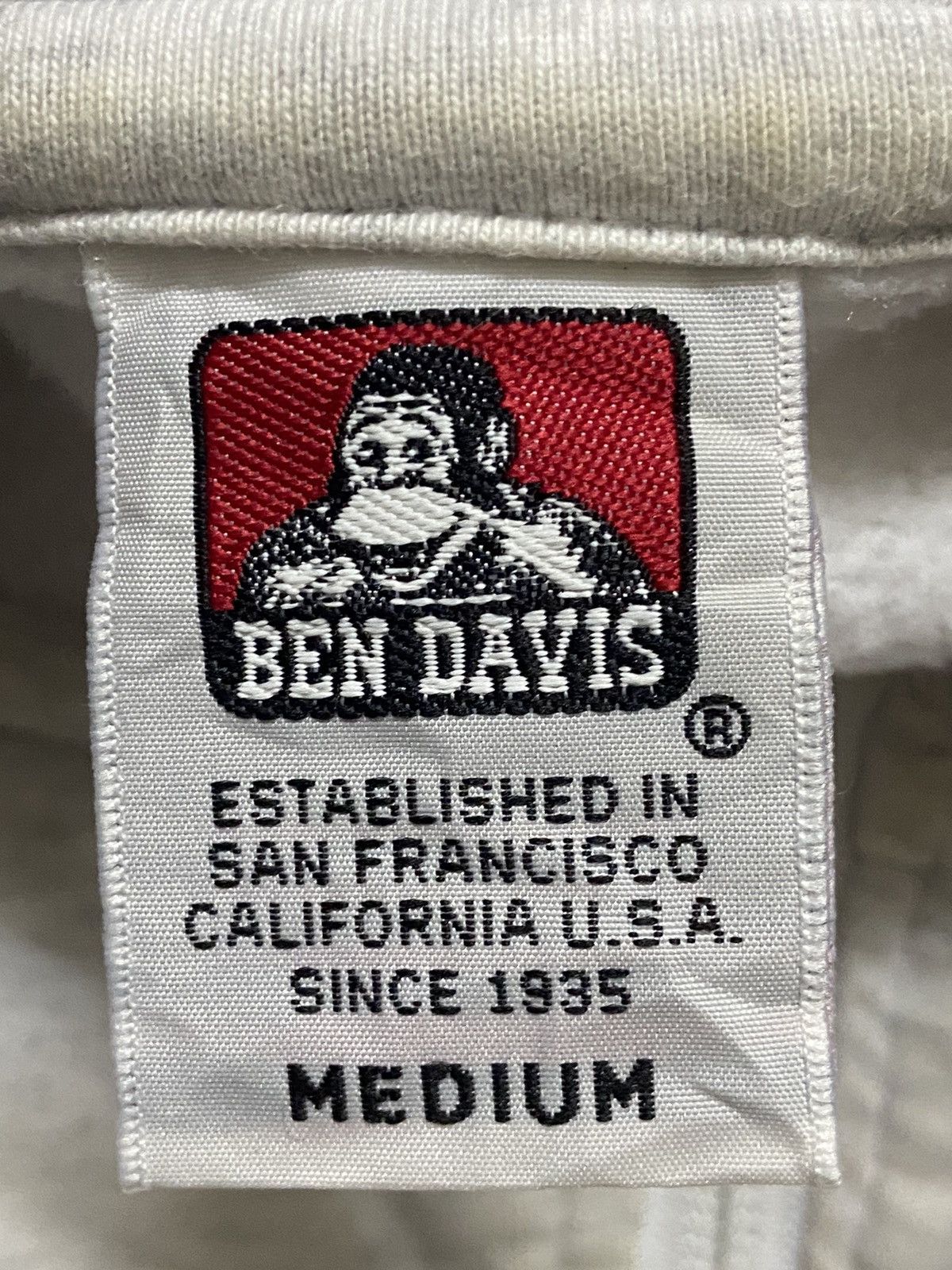 Ben Davis × Vintage Vintage Ben Davis Halfzipper Pullover Sweatshirt Size US L / EU 52-54 / 3 - 5 Thumbnail