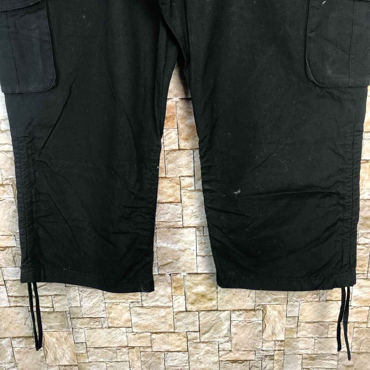 Japanese Brand Smile Land Dark Blue Cropped Pants #A317 Size US 36 / EU 52 - 7 Thumbnail