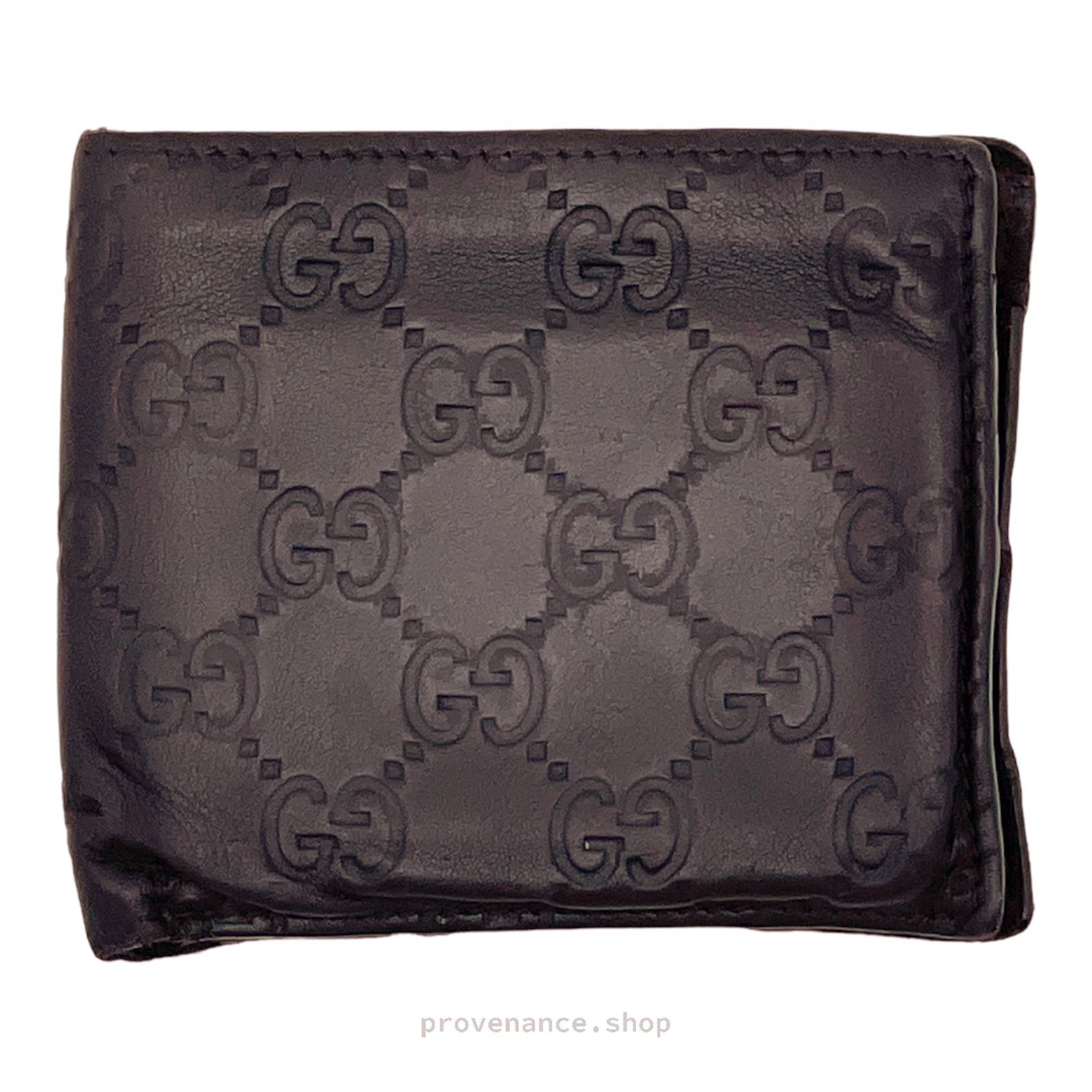 Gucci 🔴 Gucci GG Bifold Wallet - Dark Chocolate Guccissima Size ONE SIZE - 1 Thumbnail