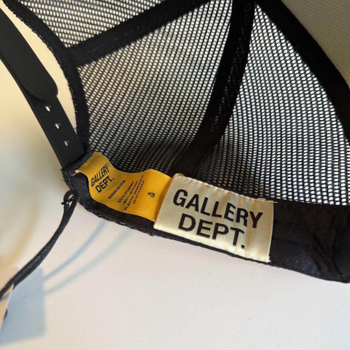 Gallery Dept. Gallery Dept Workshop Cap Black Size ONE SIZE - 3 Thumbnail