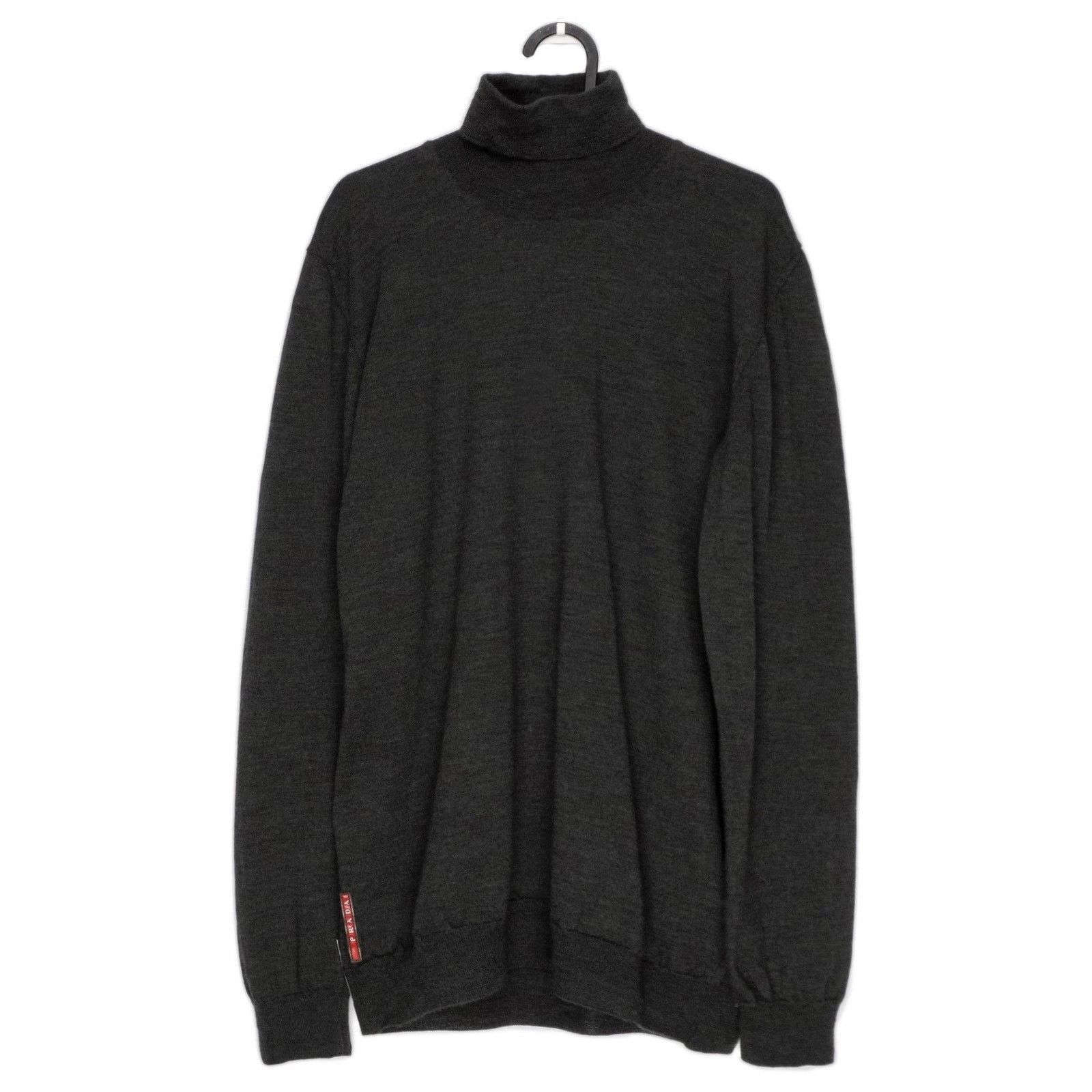 Prada Vintage Prada Sport Zip Up Knit Sweater Size XL | Grailed