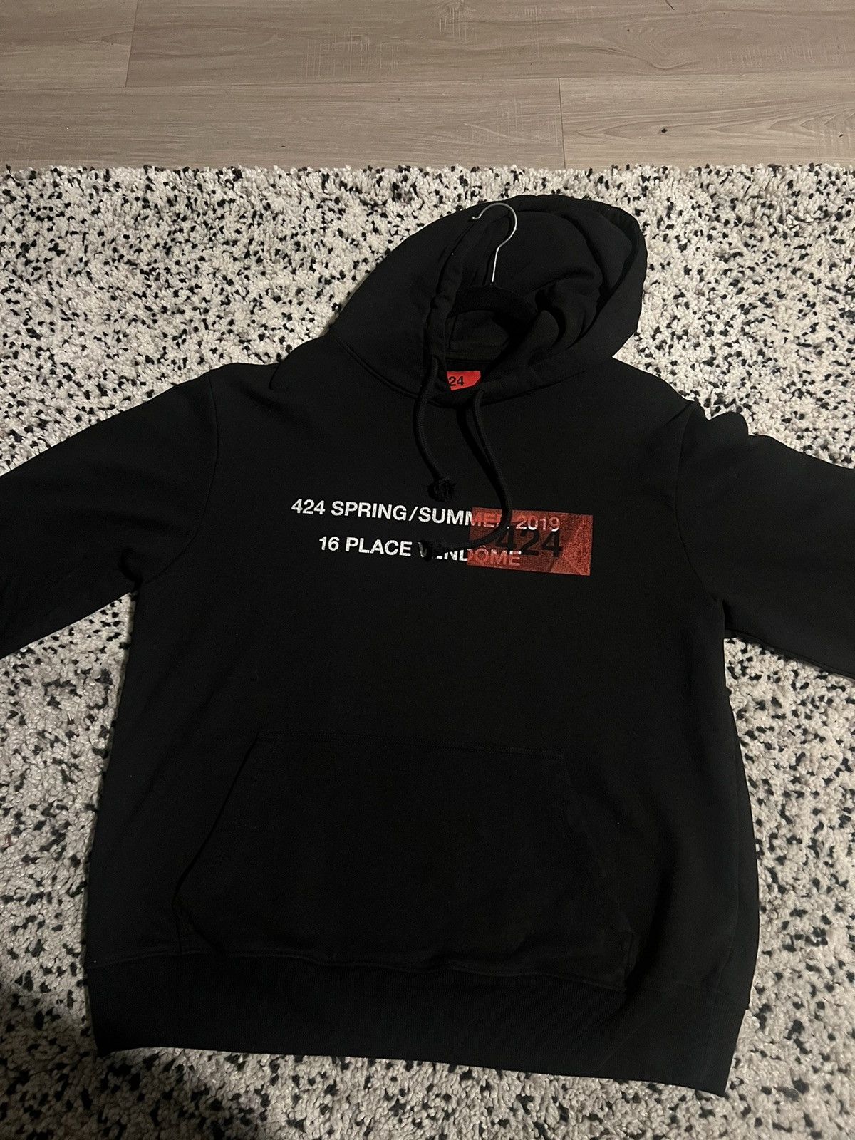【関税込み】424 ベージュ '424' Block フーディ 424 Hoodie | Grailed