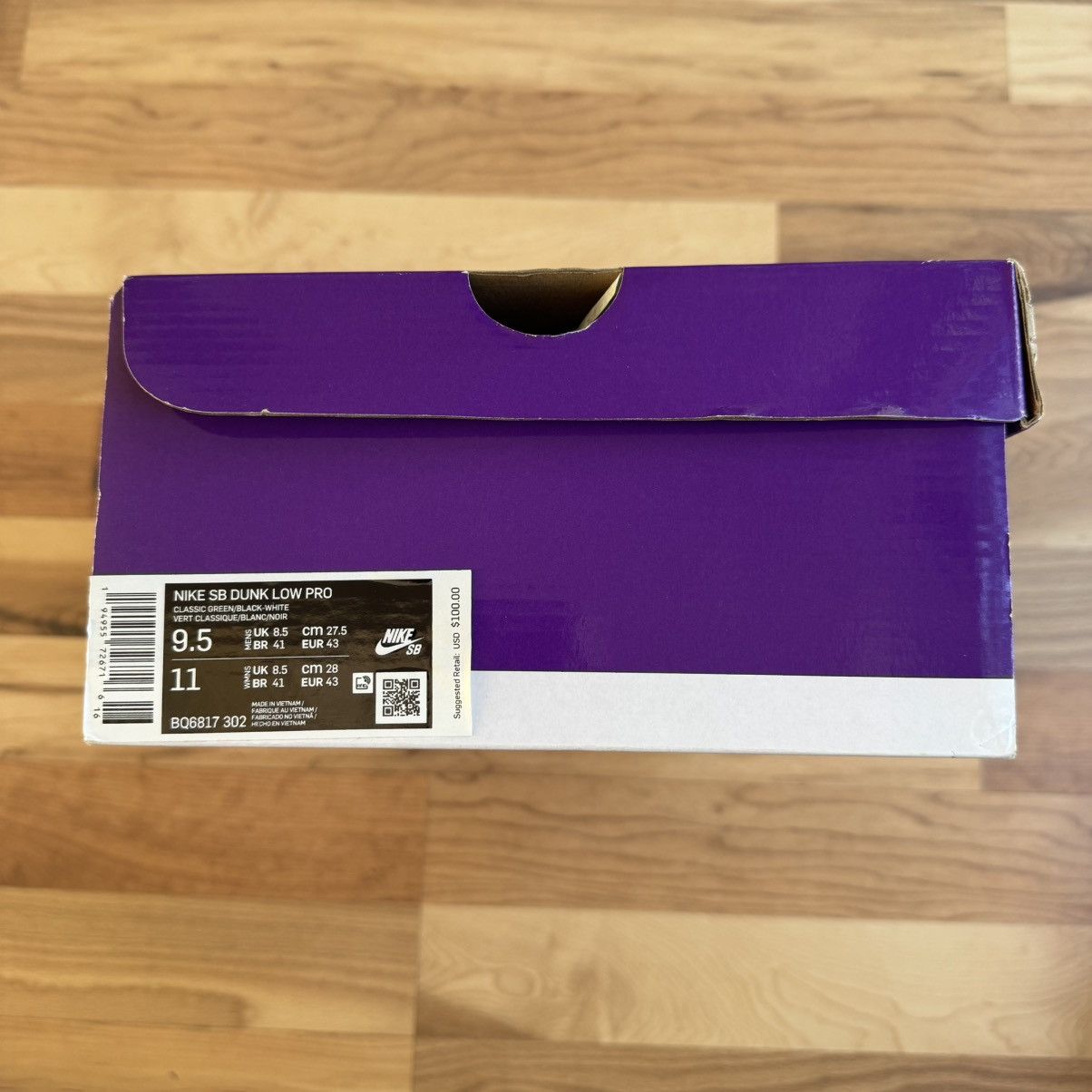 Nike SB Nike SB Dunk Low Pro Classic Green 9.5 (VNDS) Size US 9.5 / EU 42-43 - 8 Thumbnail