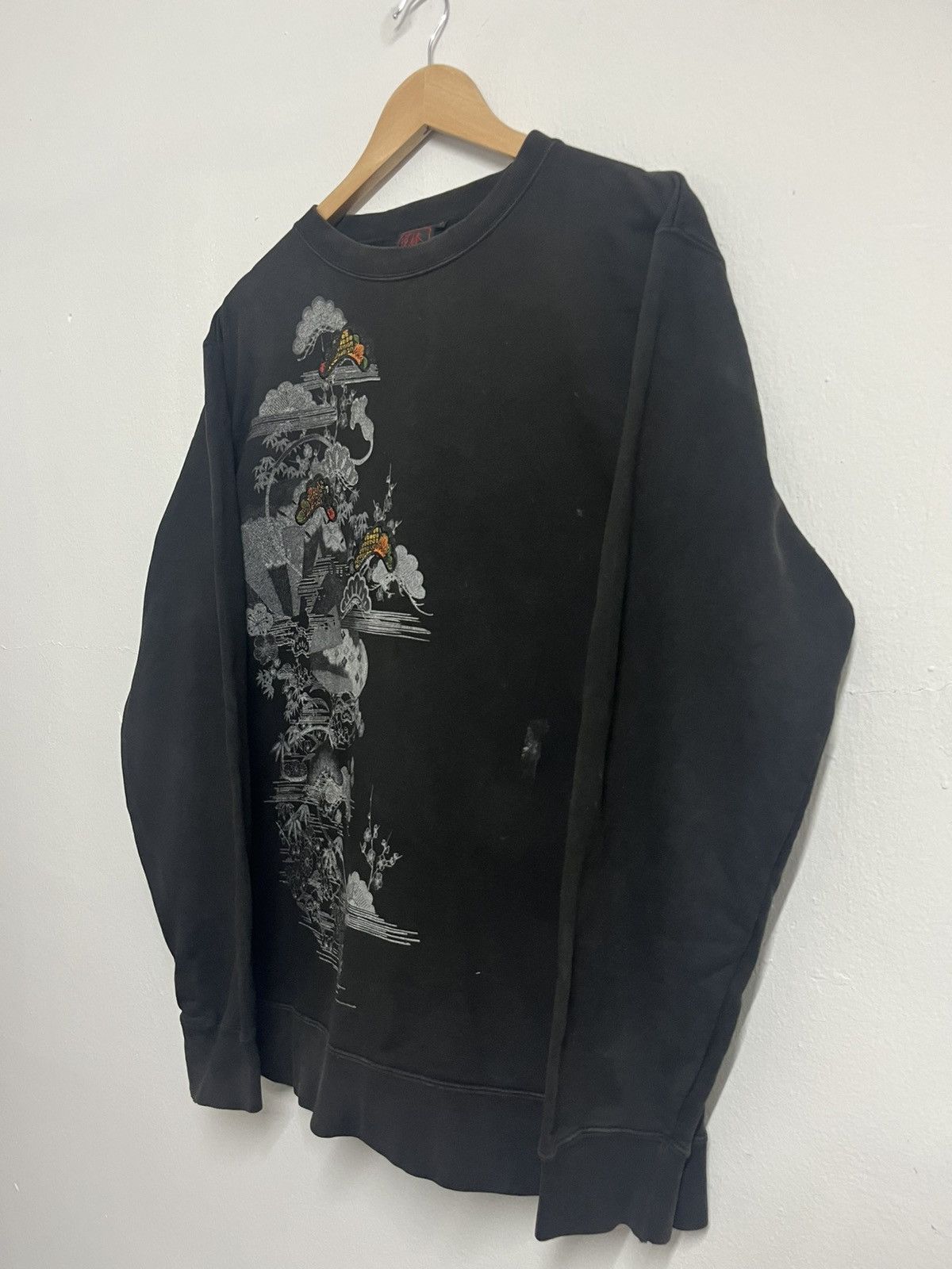 Karakuri Tamashii 💥Distressed and faded SUKAJAN MOTIVE Screen Japanese Size US M / EU 48-50 / 2 - 3 Thumbnail
