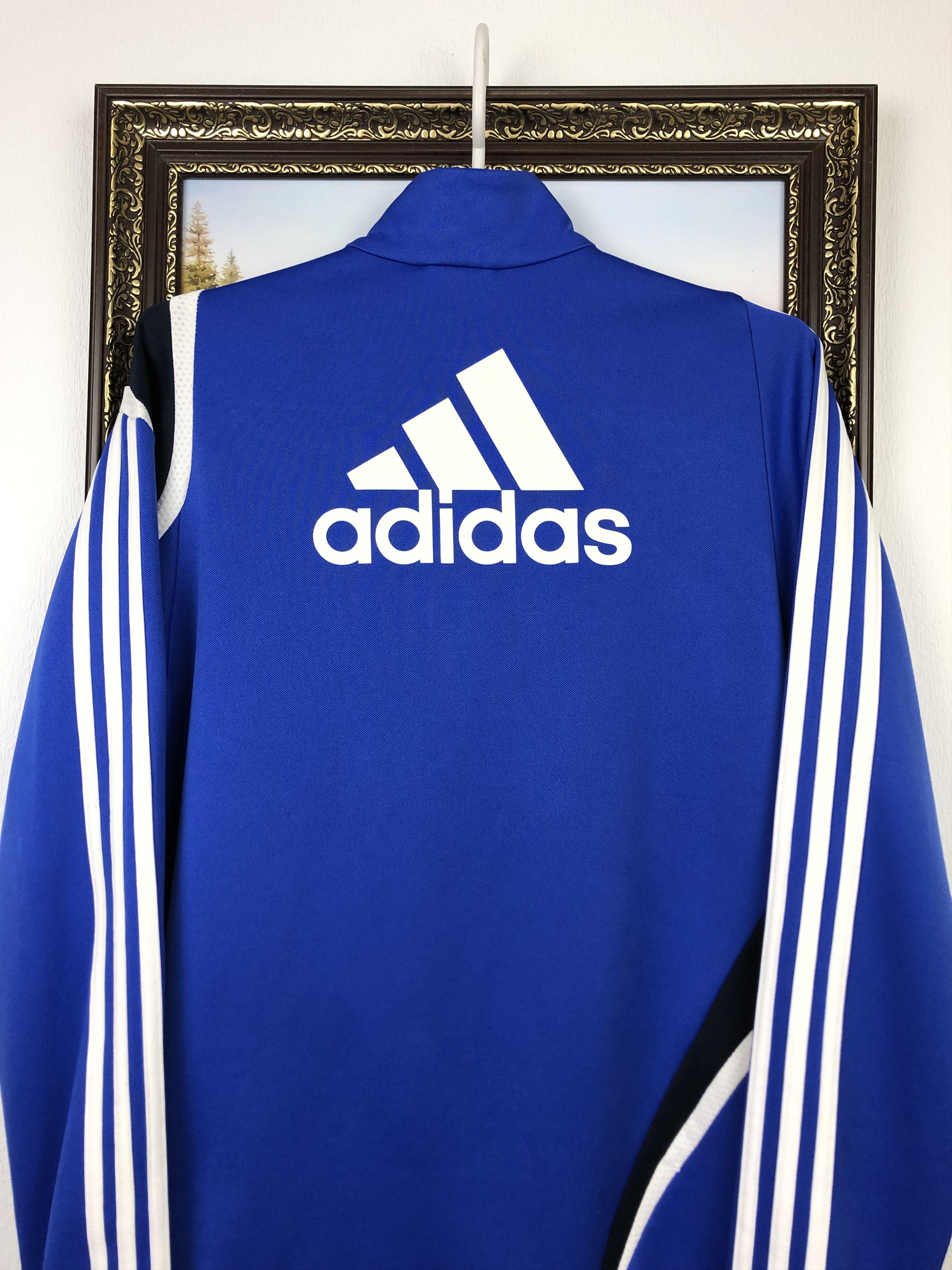 Adidas Vintage Adidas Chelsea Football Sweatshirt Soccer Jacket Size US S / EU 44-46 / 1 - 11 Thumbnail