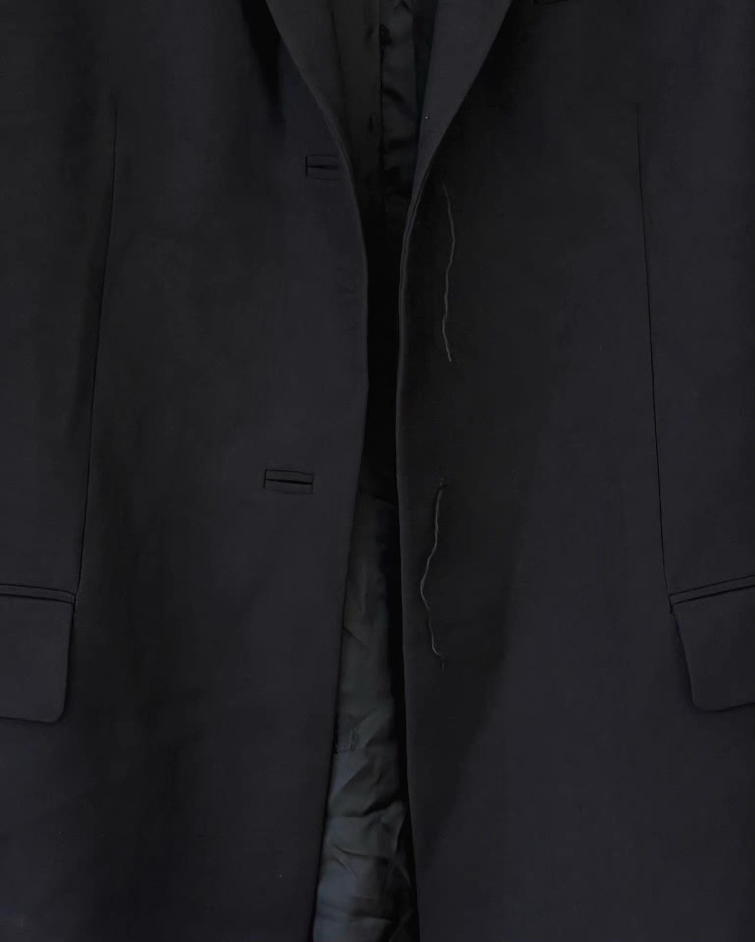 Versace Gianni Versace Men's Dark Pattern Wool Blazer Ｑ21 Size 46R - 3 Thumbnail