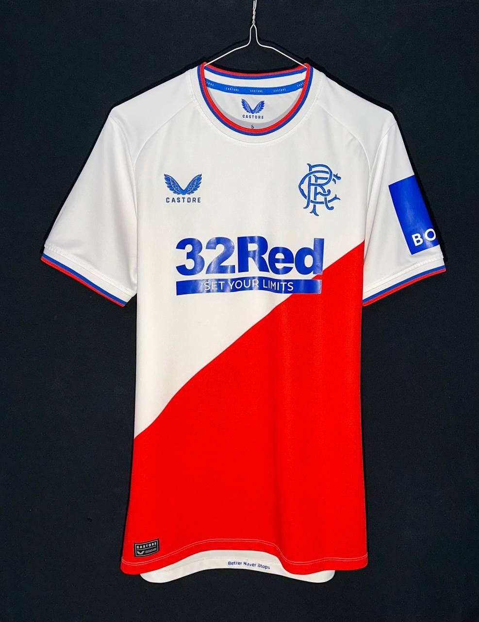 Castore Castore Glasgow Rangers LUNDSTRAM 2022 - 2023 Away Jersey Size US S / EU 44-46 / 1 - 2 Thumbnail