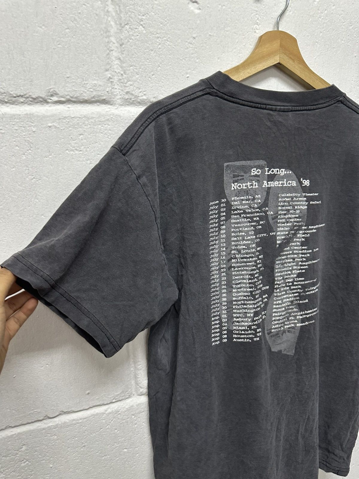 Band Tees × Vintage Vintage NOFX “Noah Fecks” American Tour 1998 Tee Size US L / EU 52-54 / 3 - 4 Thumbnail