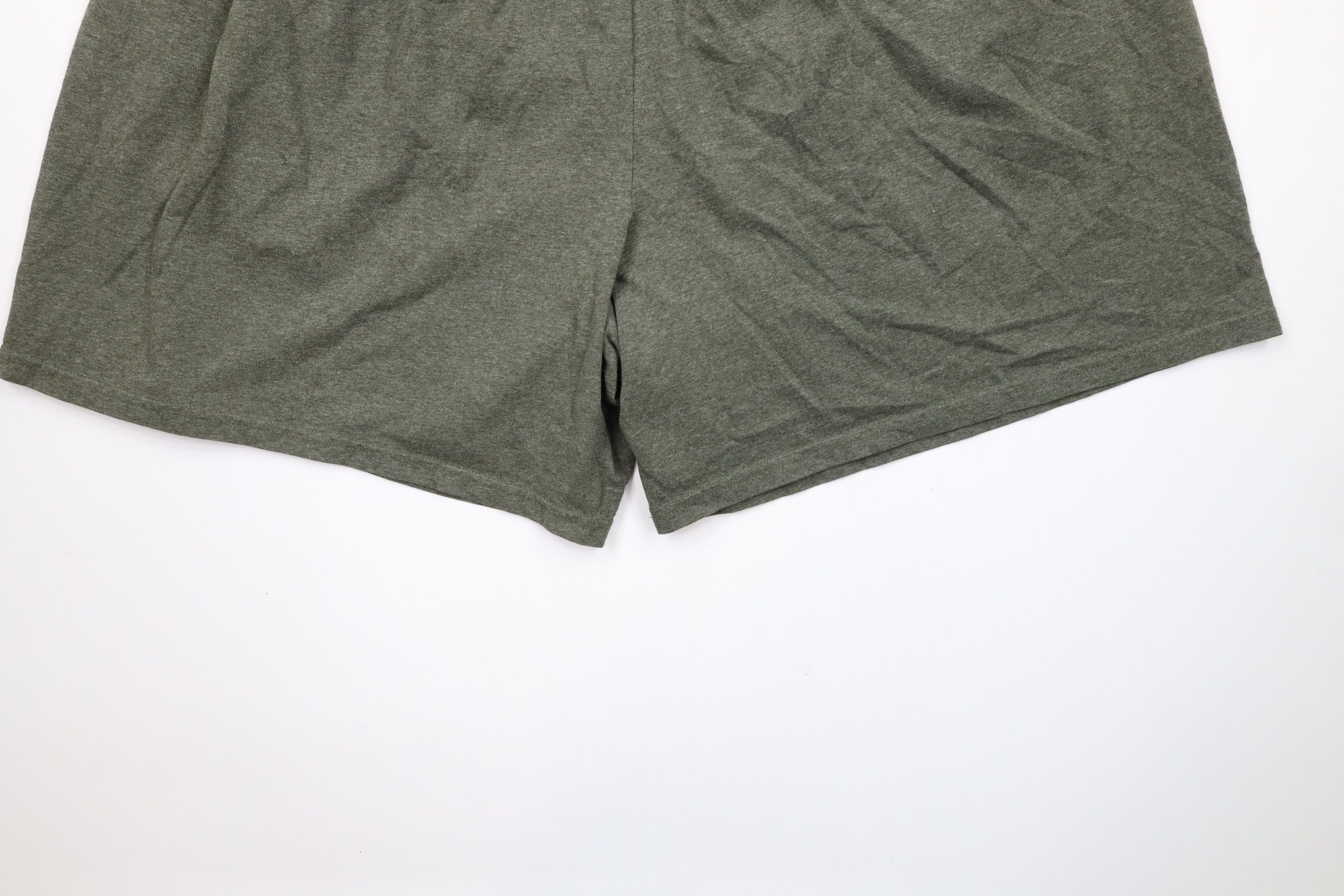 Vintage Vintage 90s Streetwear Blank Above Knee Shorts Heather Green Size US 40 / EU 56 - 10 Thumbnail