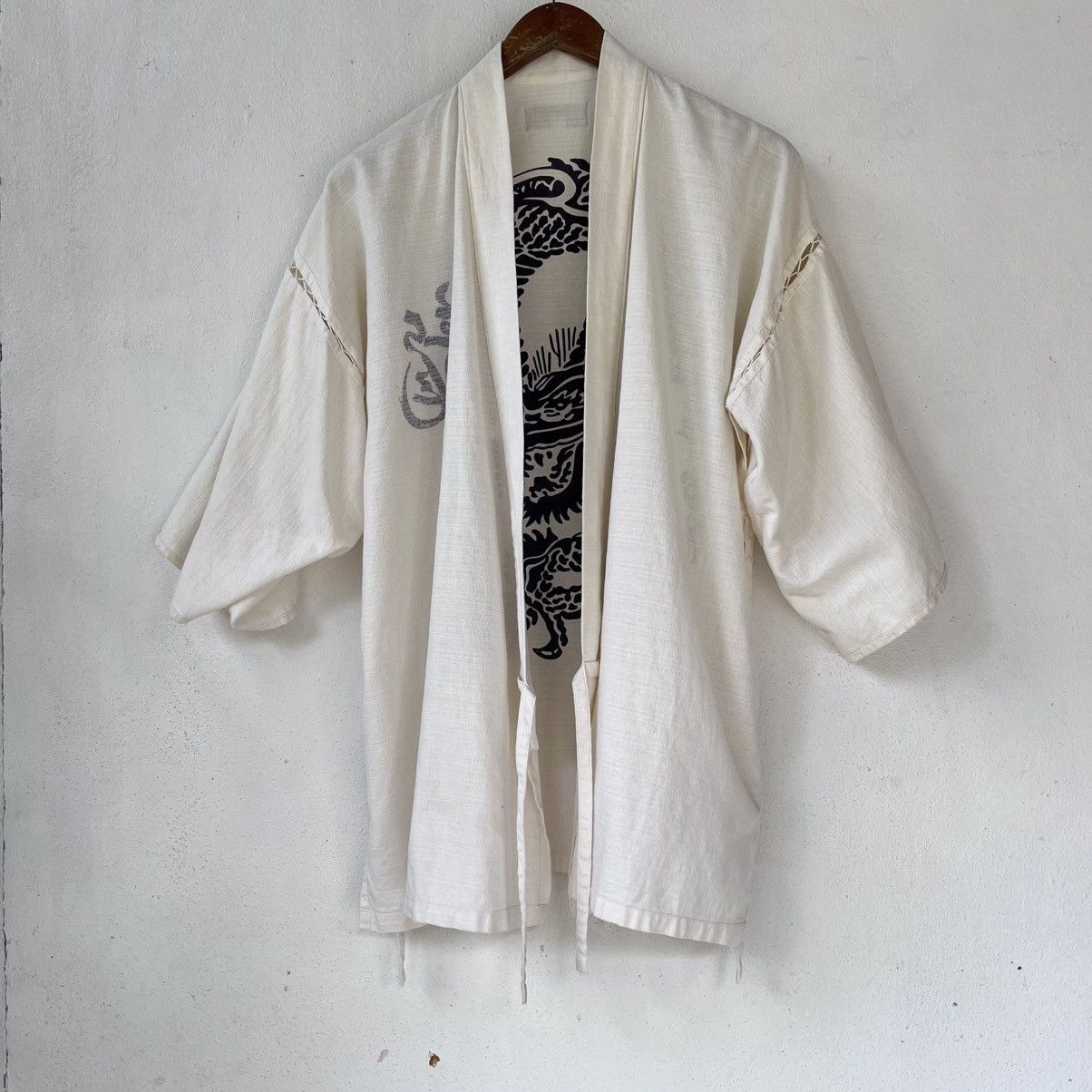 Japanese Brand Japanese Haori Kimono Jacket – Dragon Print Size US L / EU 52-54 / 3 - 13 Thumbnail