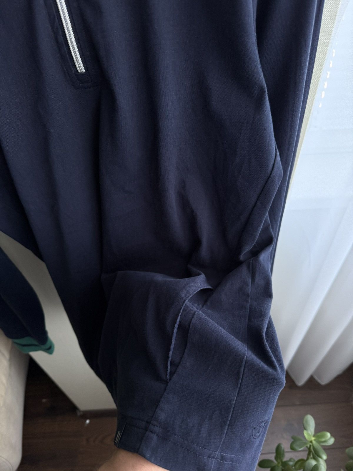Boggi BOGGI Milano 1/4 Zip Sport Sweatshirt Technology Navy Size M Size US M / EU 48-50 / 2 - 10 Thumbnail