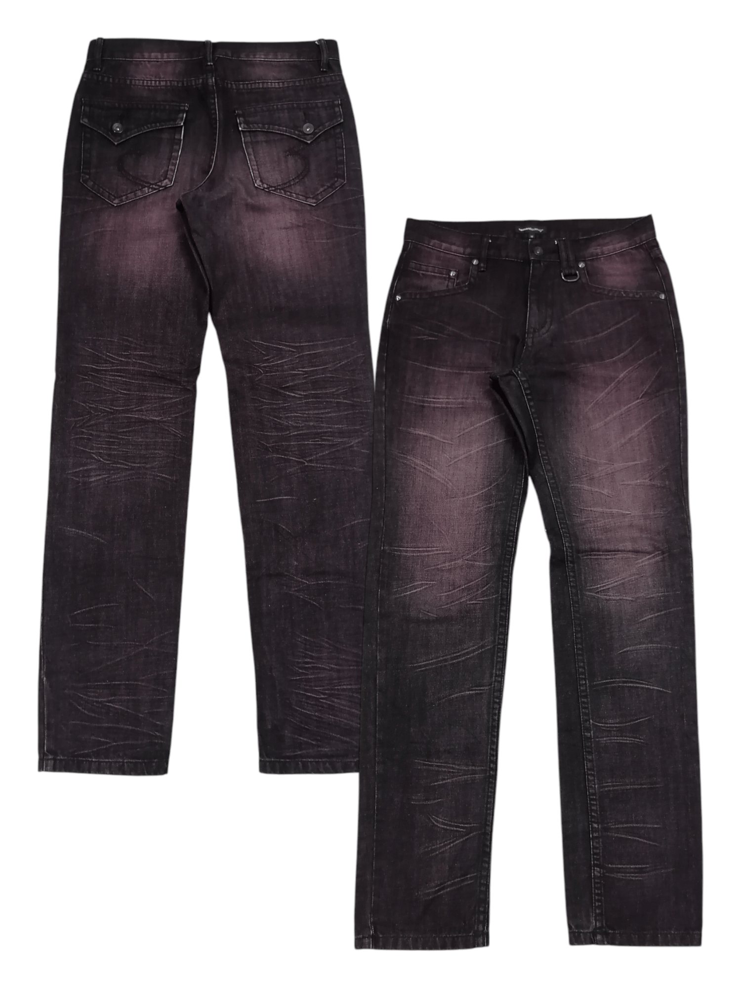 14th Addiction × If Six Was Nine × Le Grande Bleu (L.G.B.) Semantic Design Claw Mark Denim Pants Size US 31 - 1 Thumbnail