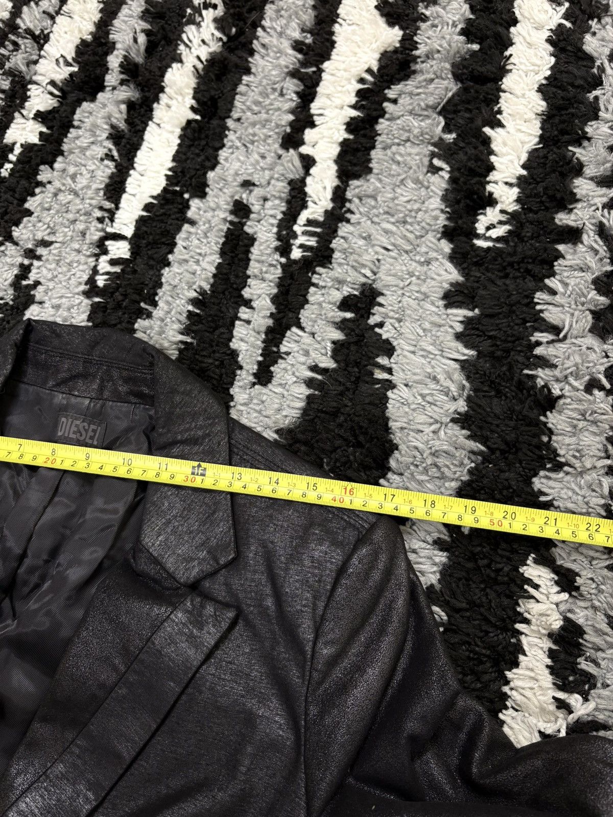 Diesel Vintage 00s diesel shiny aluminum blazer jacket avant garde Size L / US 10 / IT 46 - 9 Thumbnail