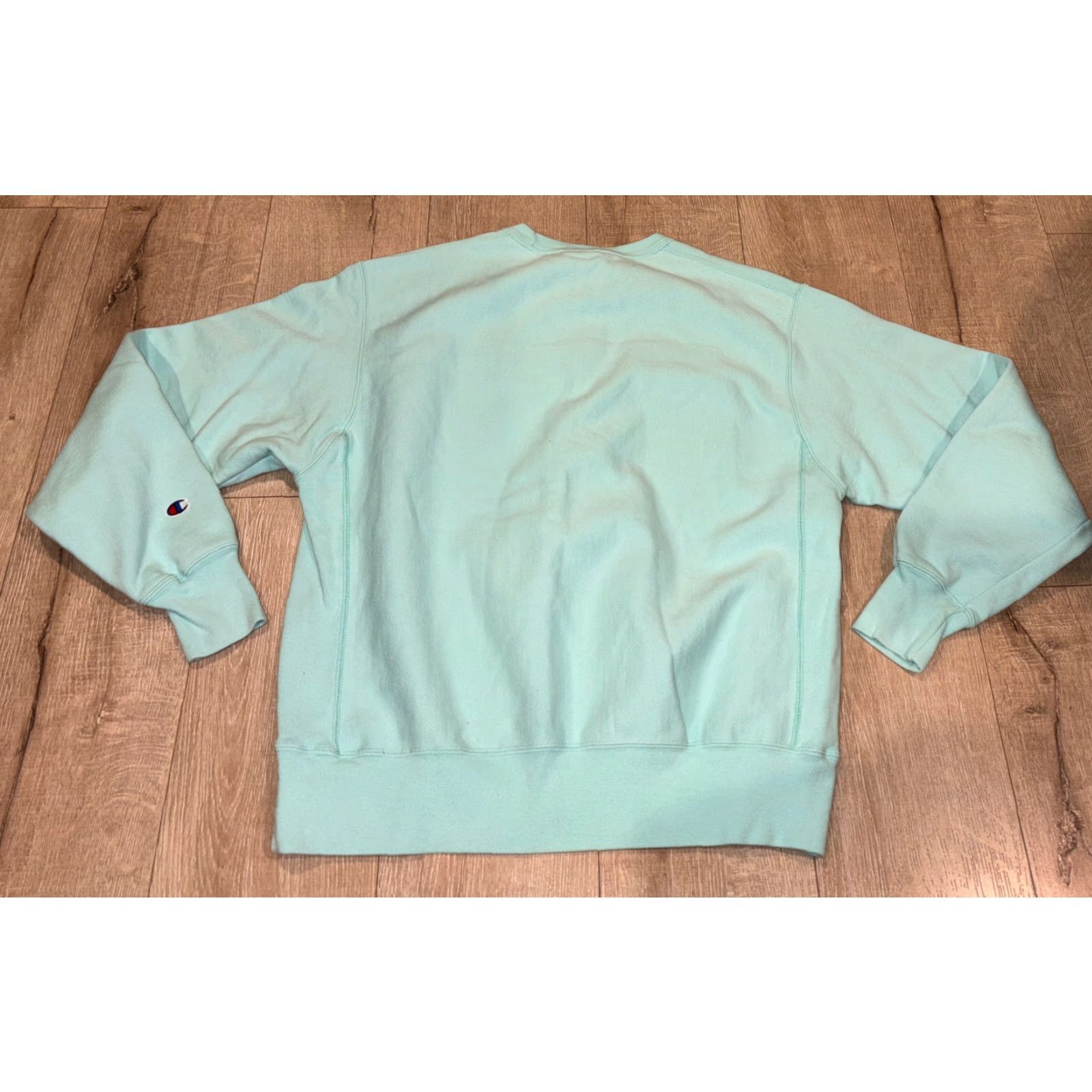 Champion Champion Reverse Weave Pullover Crewneck Logo Print Sweatshirt Sz Large Blue Size US L / EU 52-54 / 3 - 2 Thumbnail