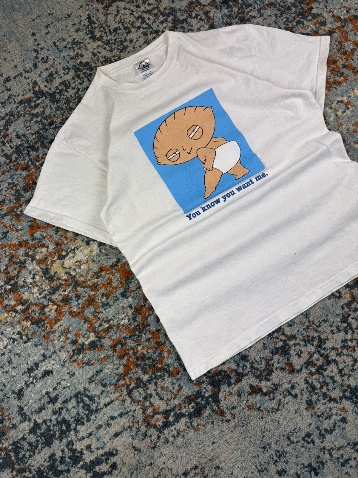 Vintage Vintage 00s Stewie Griffin family guy funny graphic tee Size US M / EU 48-50 / 2 - 2 Thumbnail