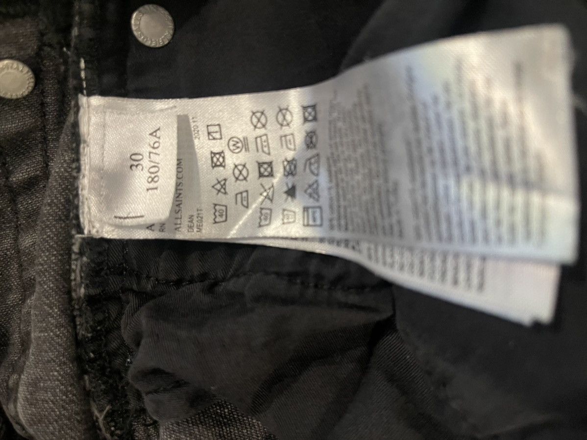 Allsaints Mens slim button jeans Size US 30 / EU 46 - 5 Thumbnail