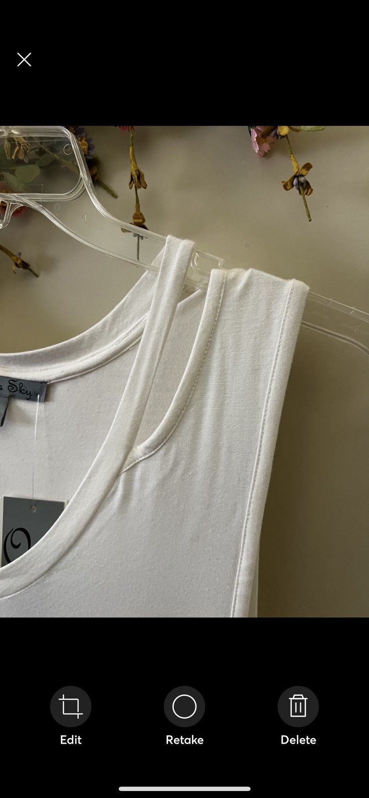 Other New with Tags Women’s Olivia Sky White Long Tunic or Tank Size M / US 6-8 / IT 42-44 - 6 Thumbnail