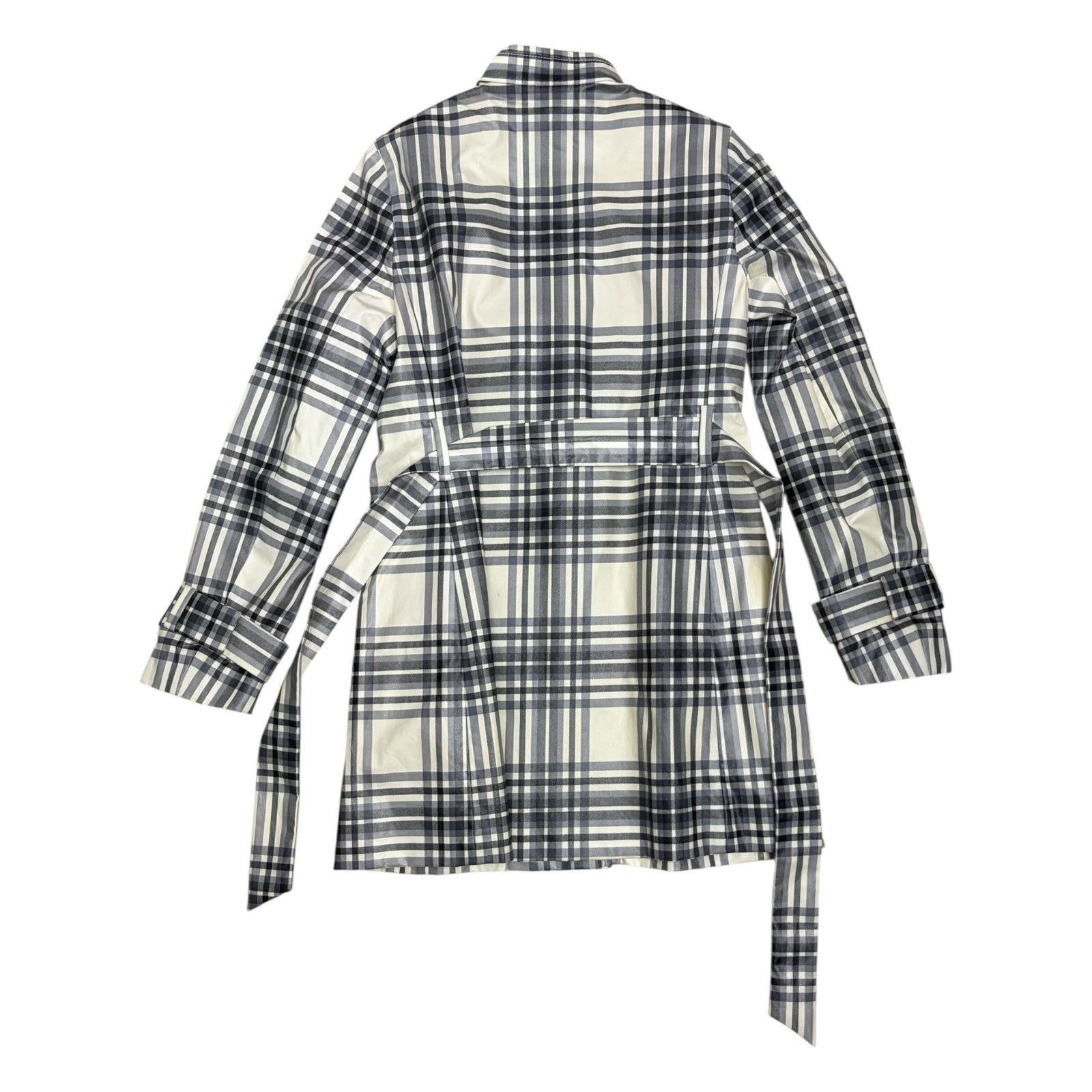 Club Monaco CLUB MONACO Plaid Waterproof Trench Jacket Coat Womens Small Size S / US 4 / IT 40 - 2 Thumbnail