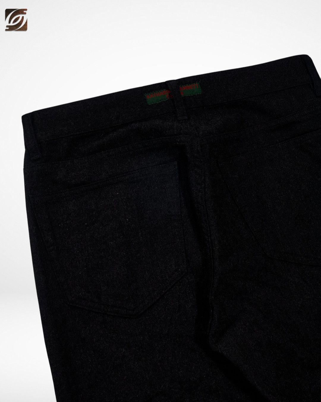 Katharine Hamnett London Katharine Hamnett 1990s Woven Wool Hunter Pants Size US 31 - 7 Thumbnail